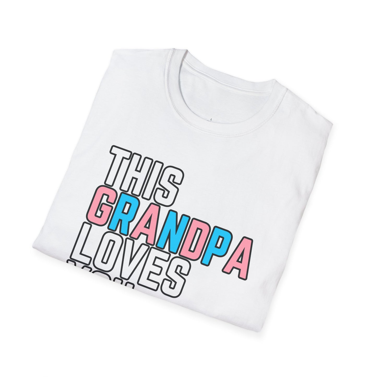 This Grandpa Loves You Trans Pride Shirt