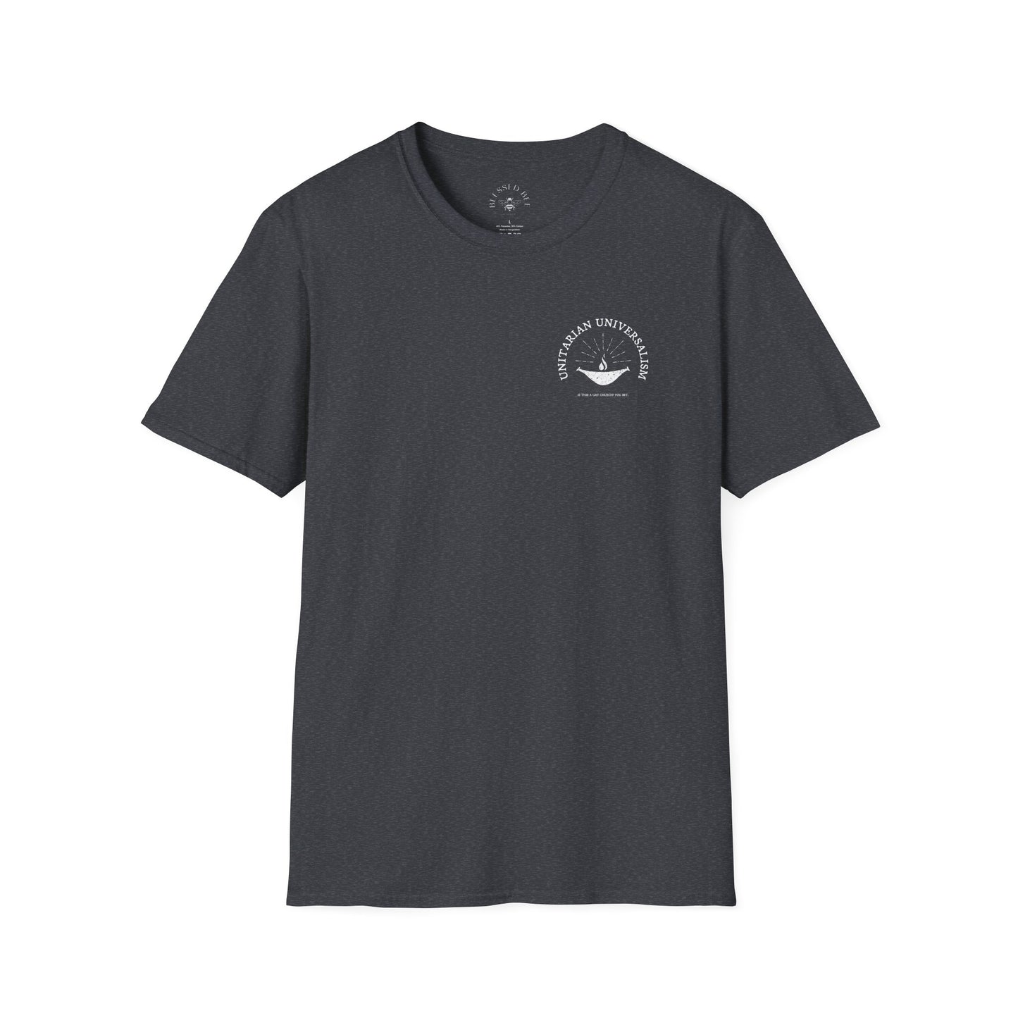 Is This a Gay Church? UUHS T-Shirt (Front & Back)
