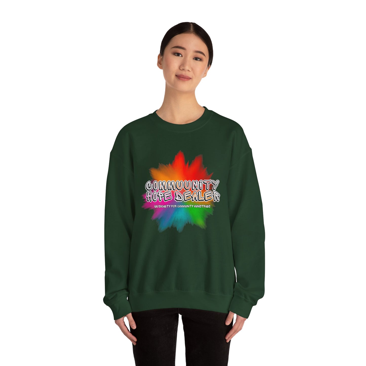 UUSCM x Blessed Bee Community Hope Dealer Sweatshirt - Profits Benefit UUSCM & the Blessed Bee Mutual Aid Fund