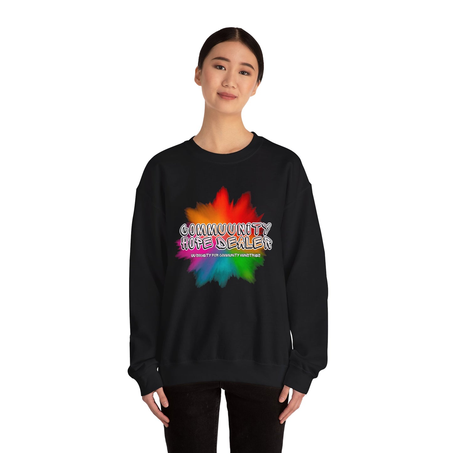 UUSCM x Blessed Bee Community Hope Dealer Sweatshirt - Profits Benefit UUSCM & the Blessed Bee Mutual Aid Fund