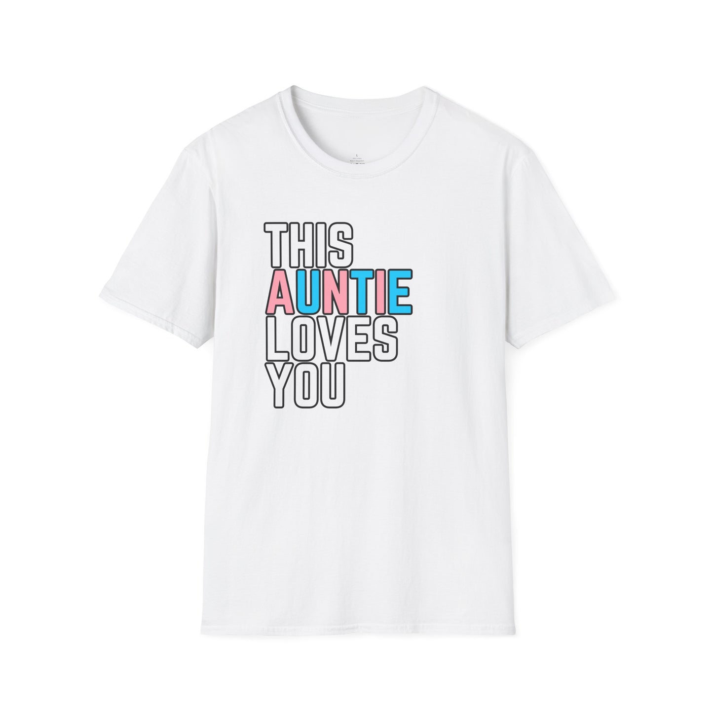 This Auntie Loves You Trans Pride Shirt