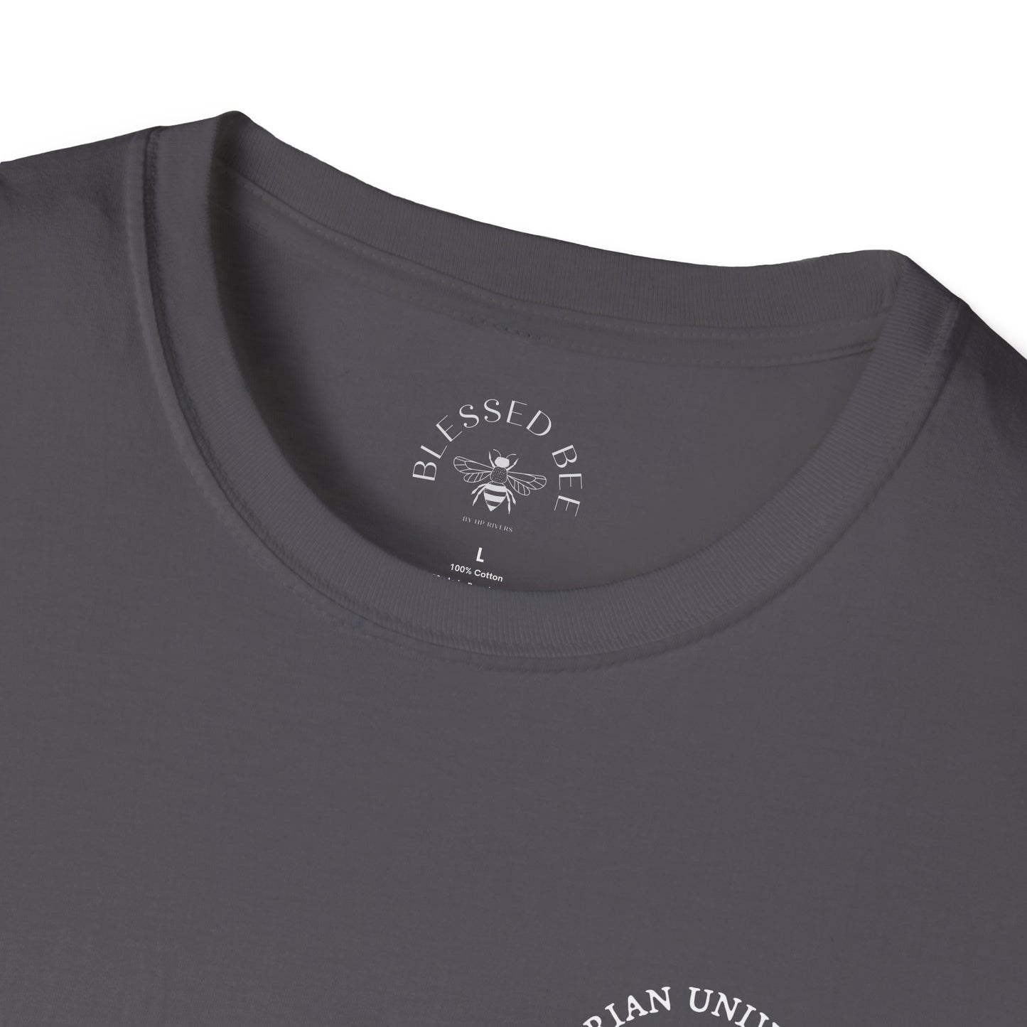 "Strong Communities. Stronger Opinions. Strongest Coffee." UUHS T-Shirt (Front & Back)