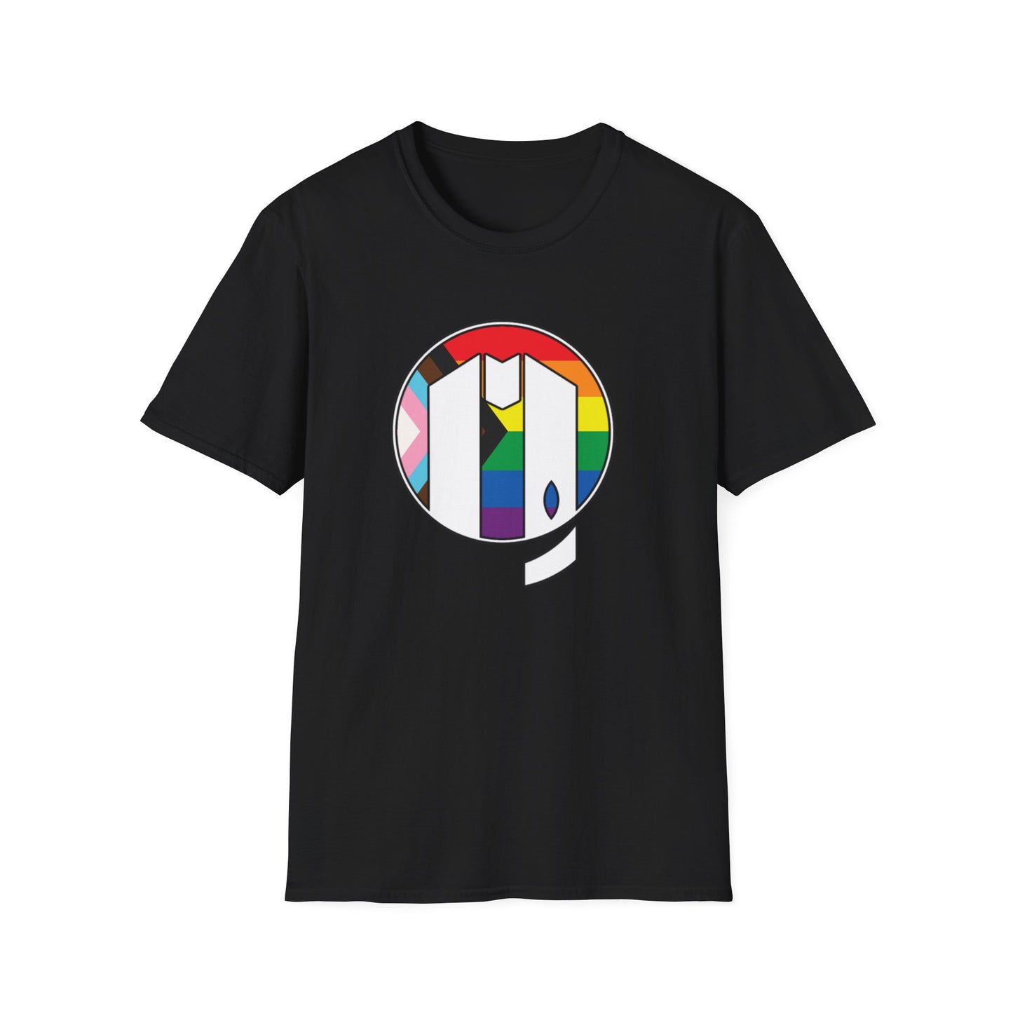 Rainbow Unitarian Universalist Ministers' Association UUMA Logo - Unisex Softstyle T-Shirt