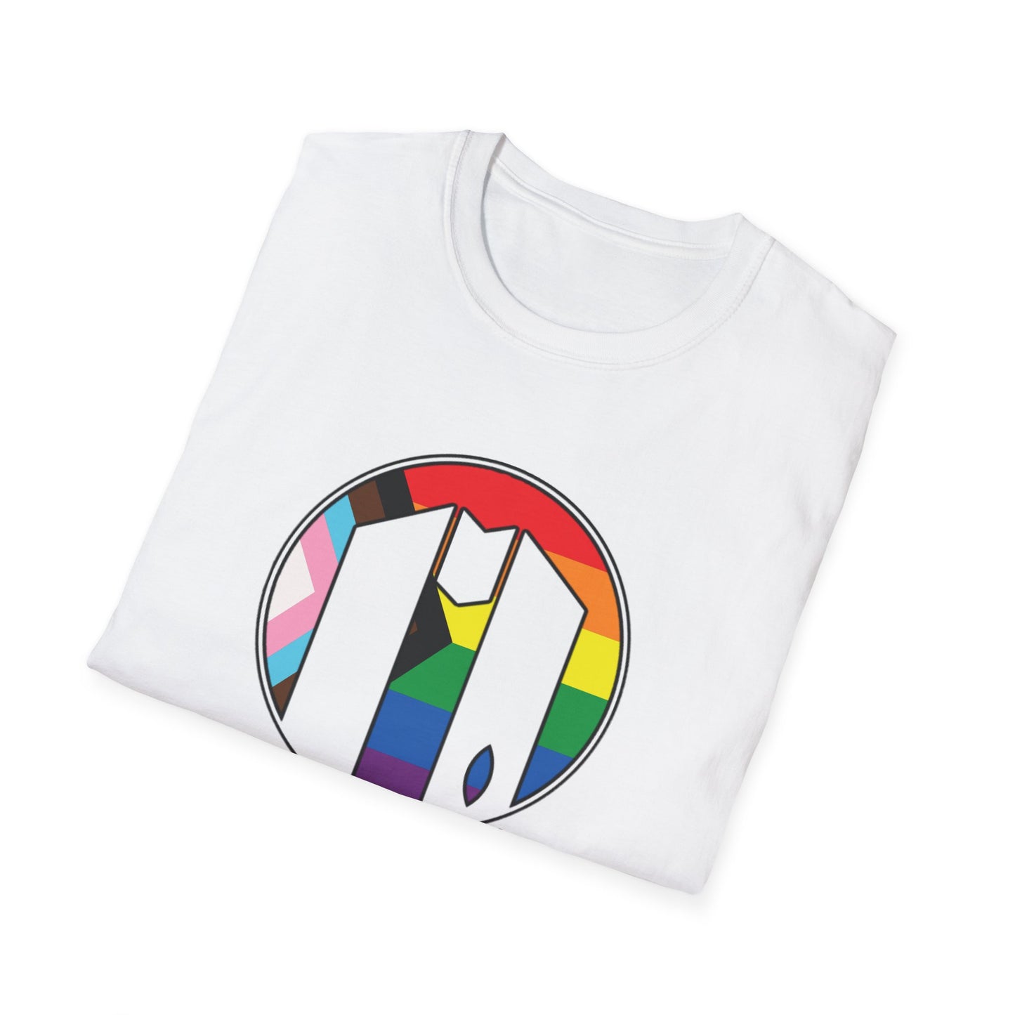 Rainbow Unitarian Universalist Ministers' Association UUMA Logo - Unisex Softstyle T-Shirt