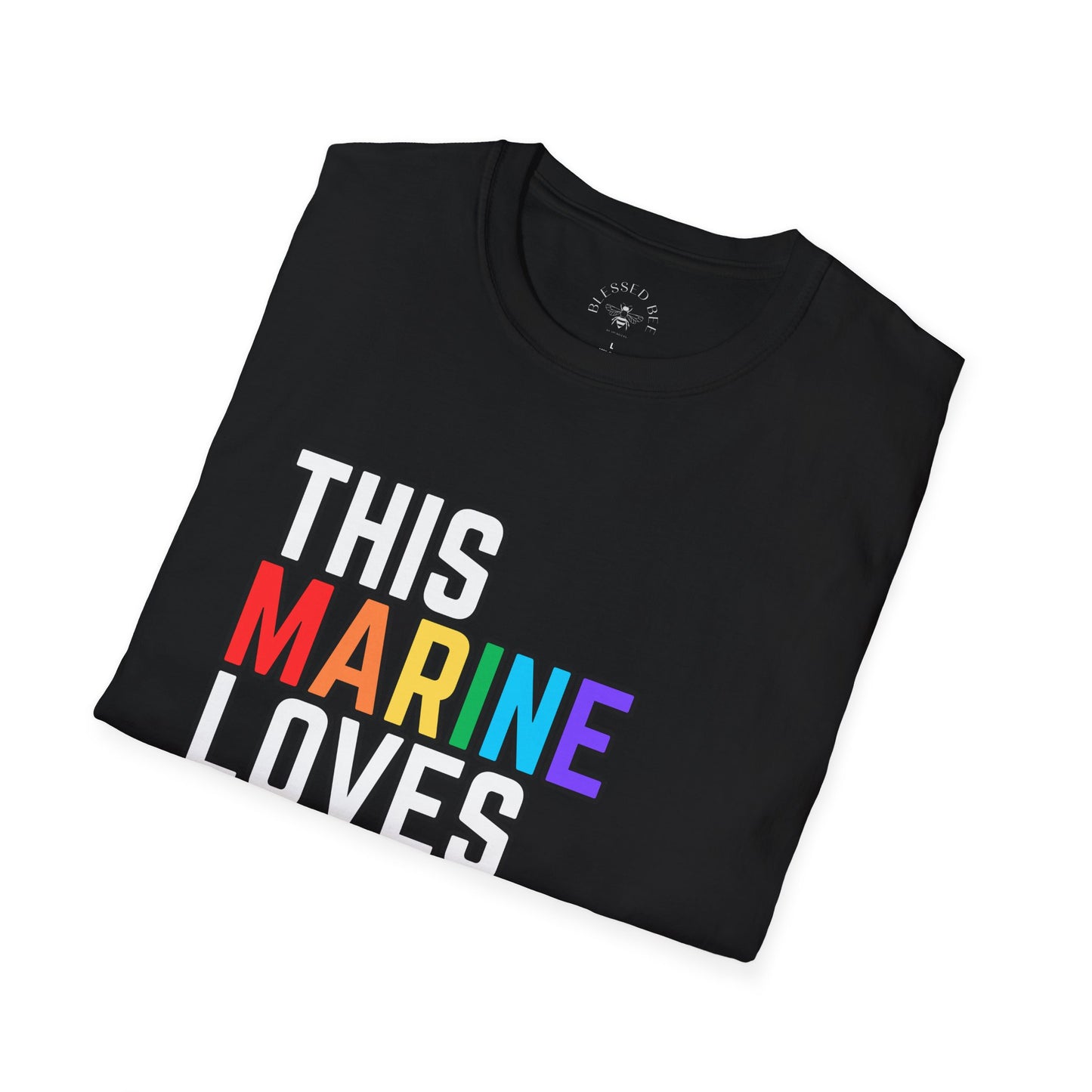 This Marine Loves You Rainbow Pride Shirt