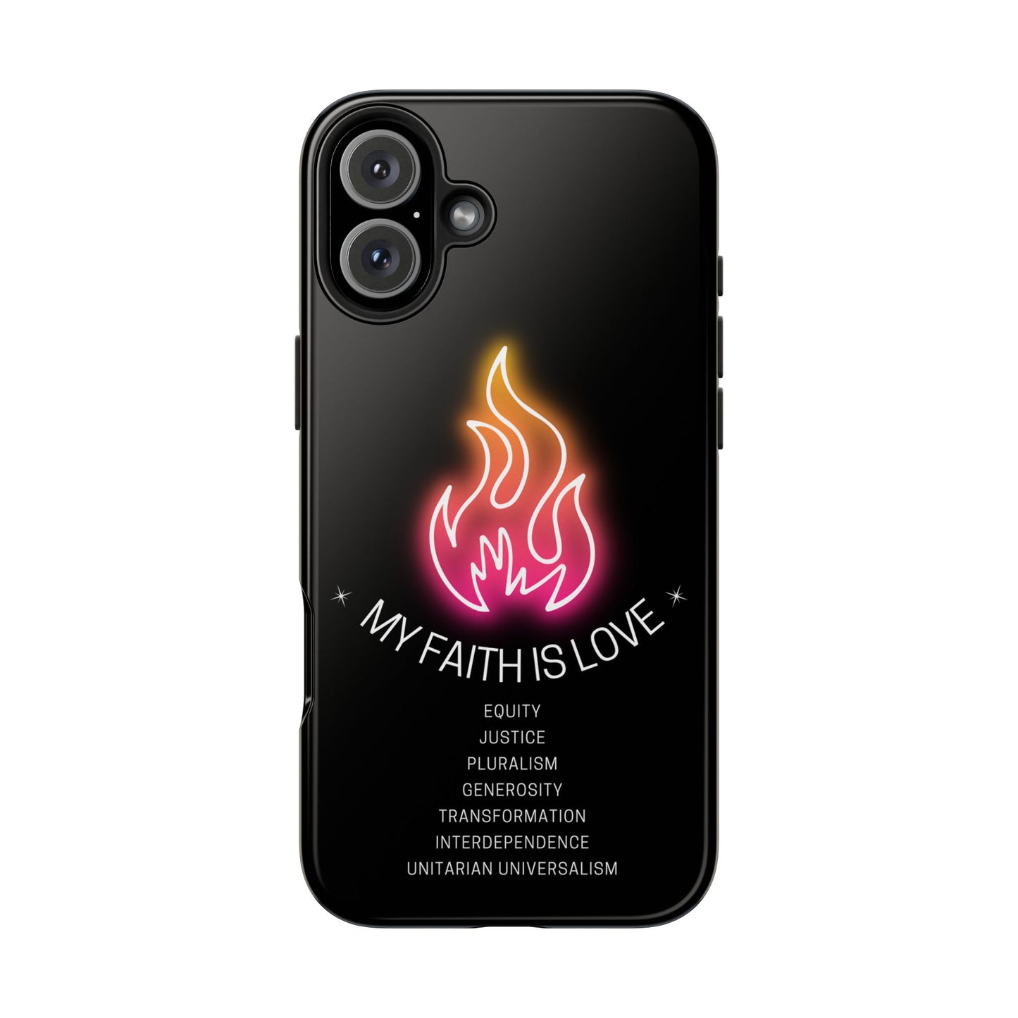 My Faith is Love UU Chalice Phone Case