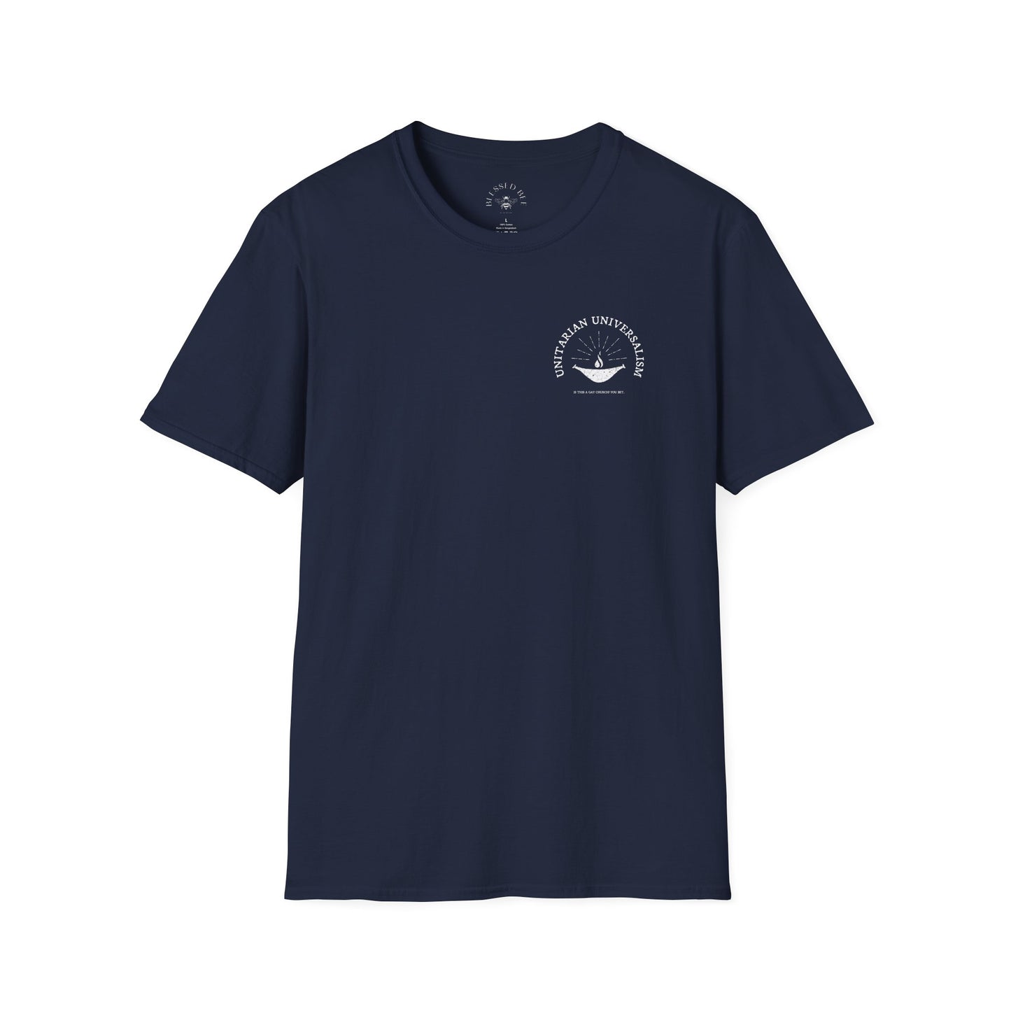Is This a Gay Church? UUHS T-Shirt (Front & Back)