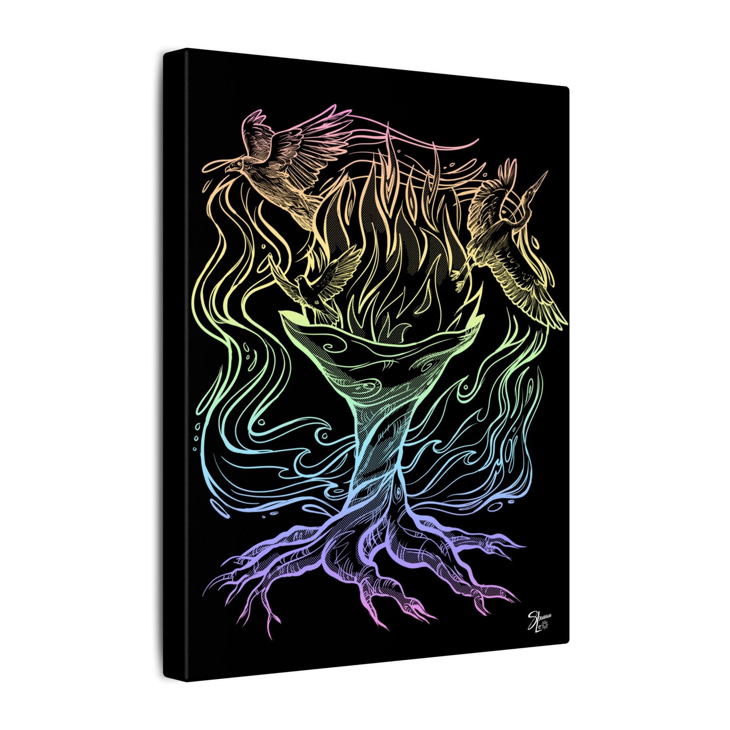 “Spirit of Life” by Shannon Leo Arts - Commissioned for UUMA Ministry Days 2025 - Canvas Print
