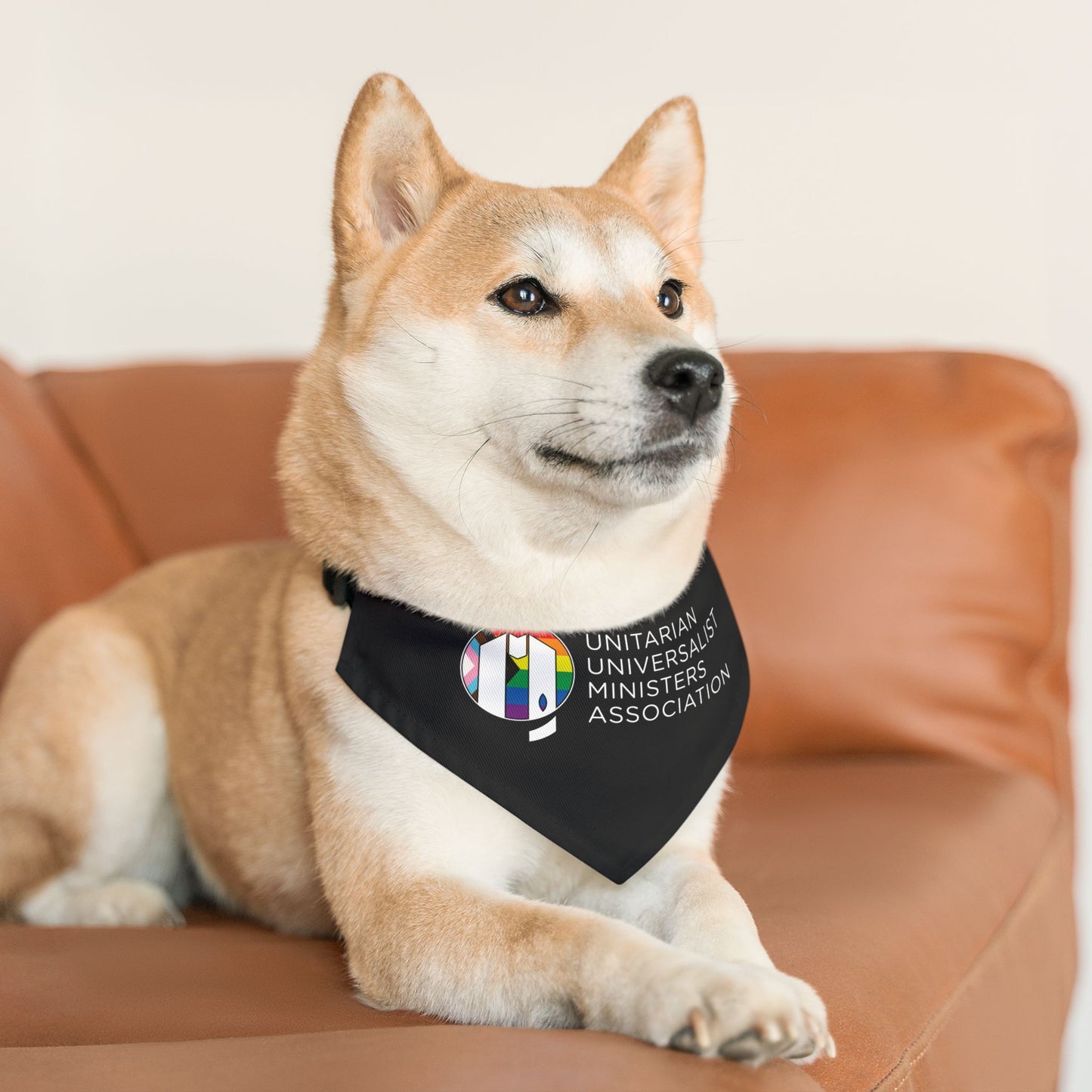 UUMA Rainbow Logo Pet Bandana Collar