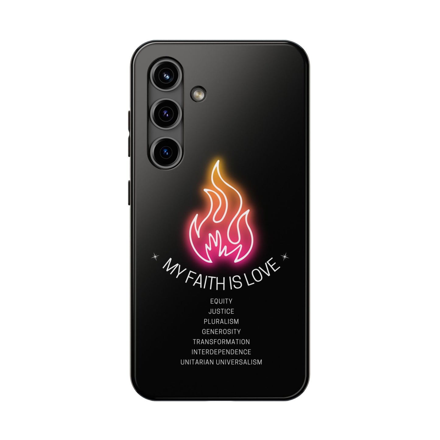 My Faith is Love UU Chalice Phone Case
