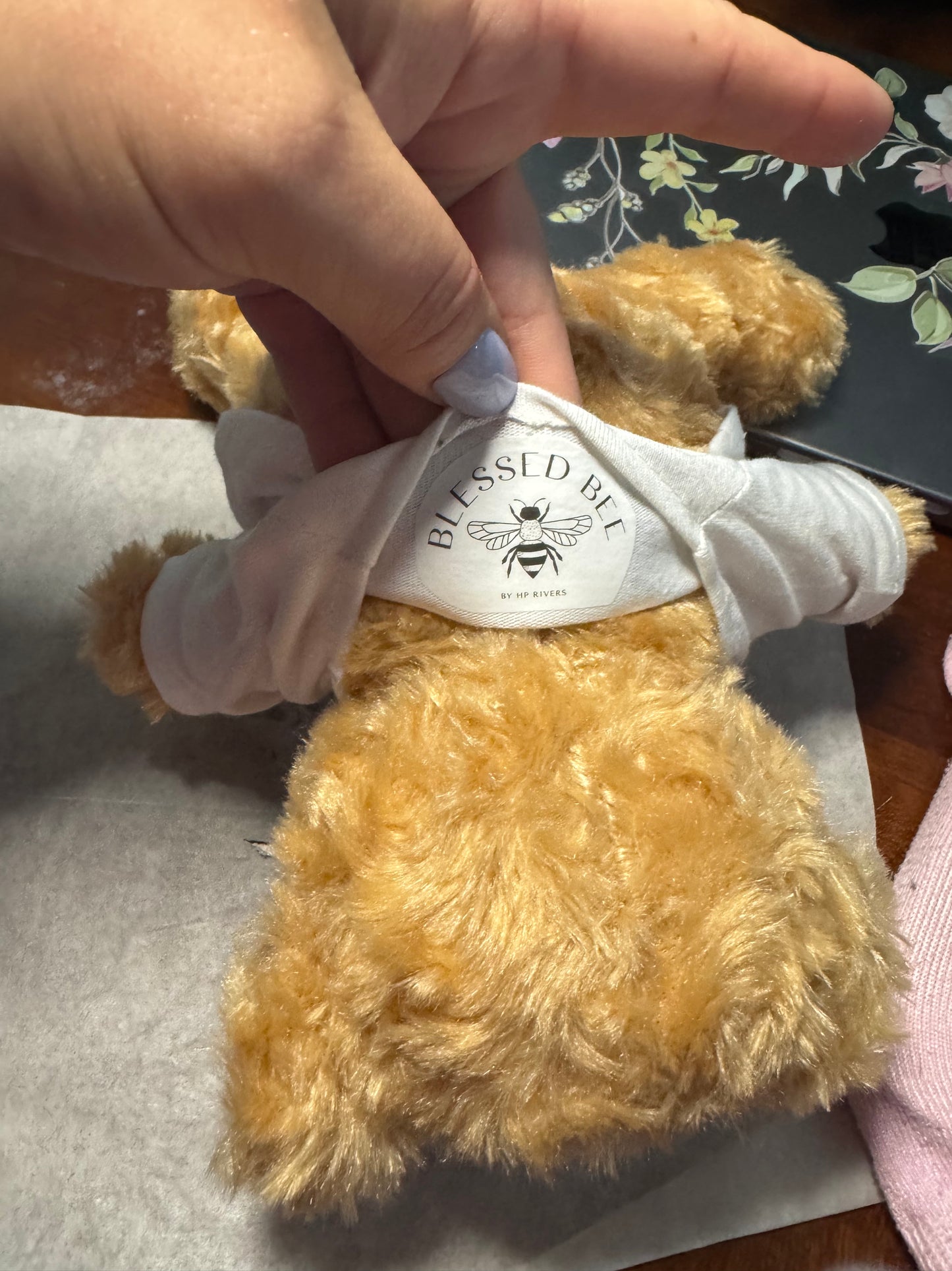 Teddy Bear T-Shirt - Price Includes Shipping, Personalized Note & Sticker