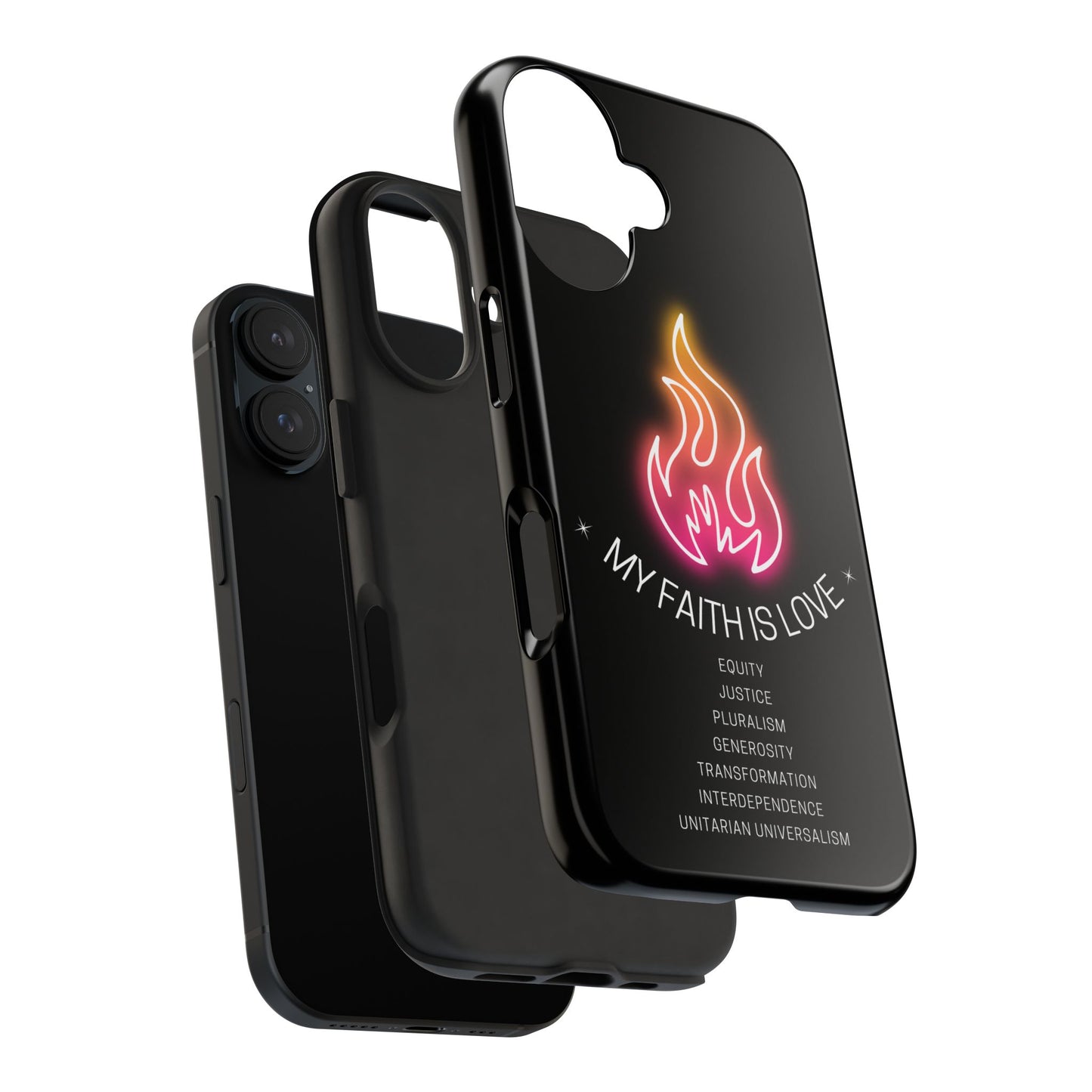 My Faith is Love UU Chalice Phone Case