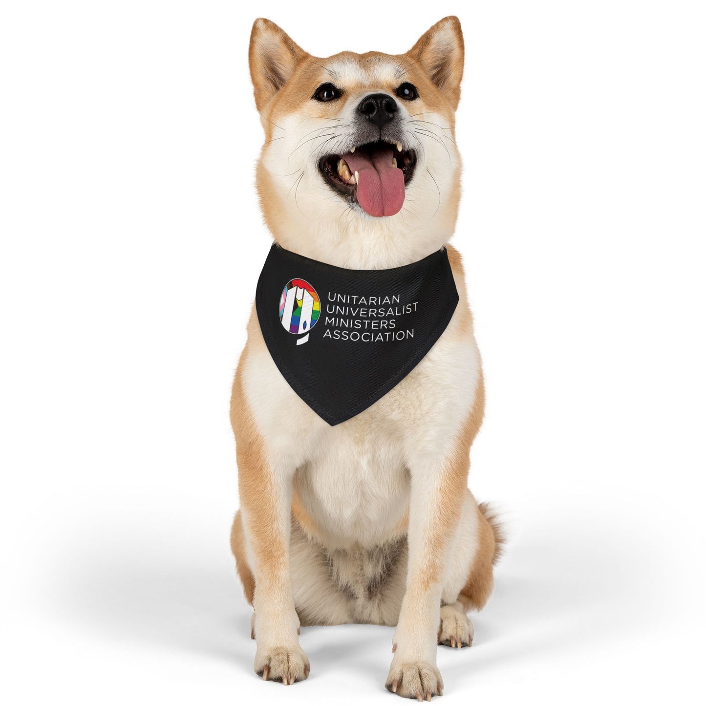 UUMA Rainbow Logo Pet Bandana Collar