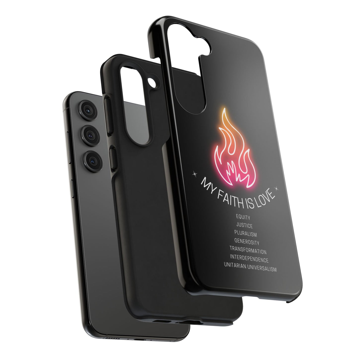 My Faith is Love UU Chalice Phone Case