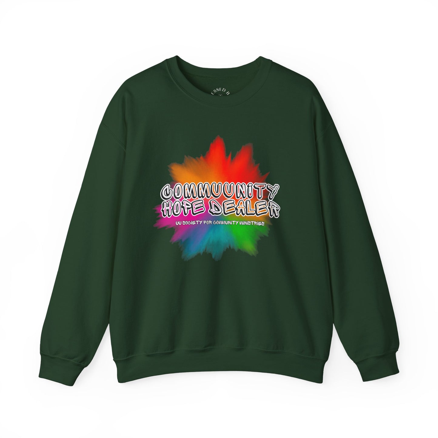 UUSCM x Blessed Bee Community Hope Dealer Sweatshirt - Profits Benefit UUSCM & the Blessed Bee Mutual Aid Fund