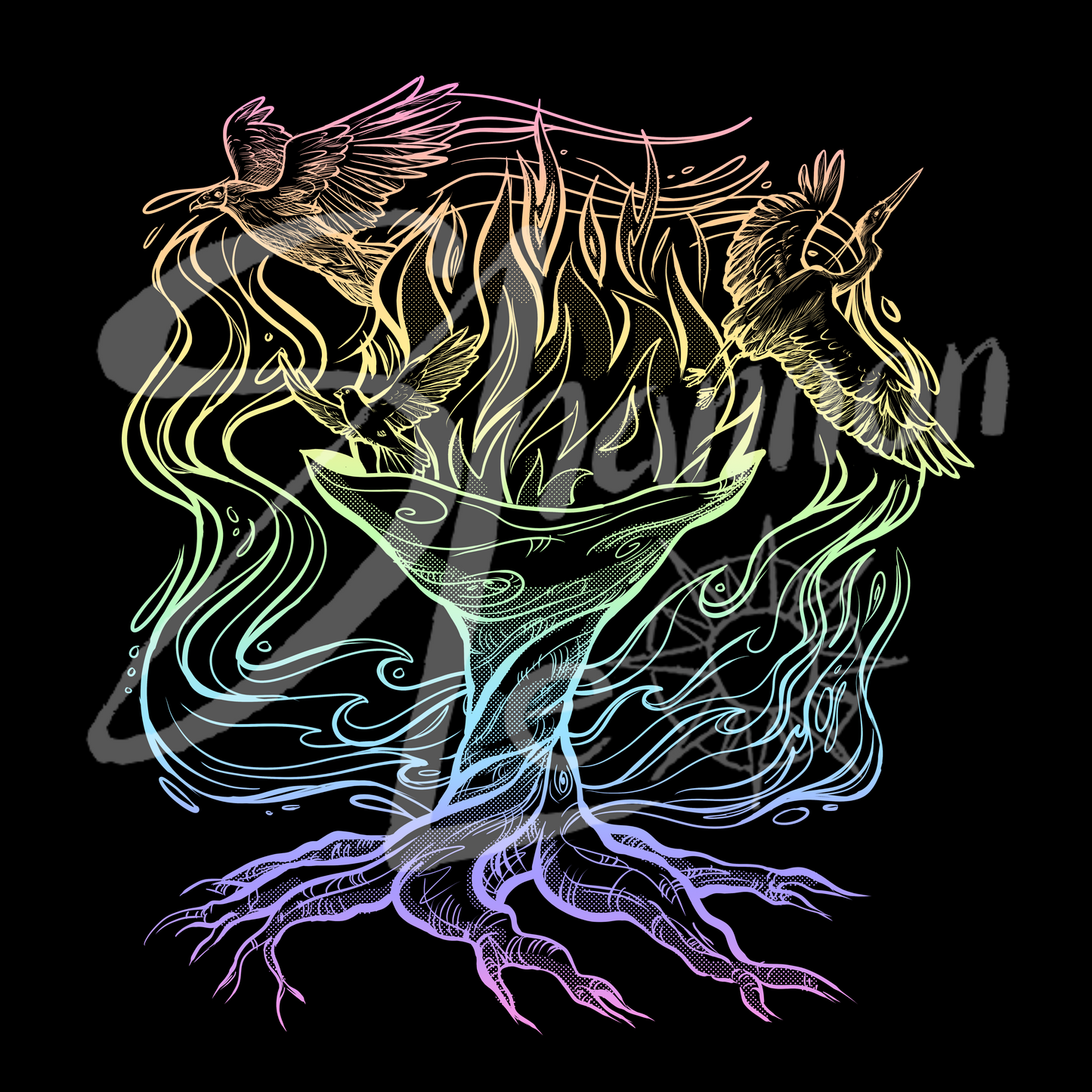 “Spirit of Life” by Shannon Leo Arts - Commissioned for UUMA Ministry Days 2025 - Canvas Print