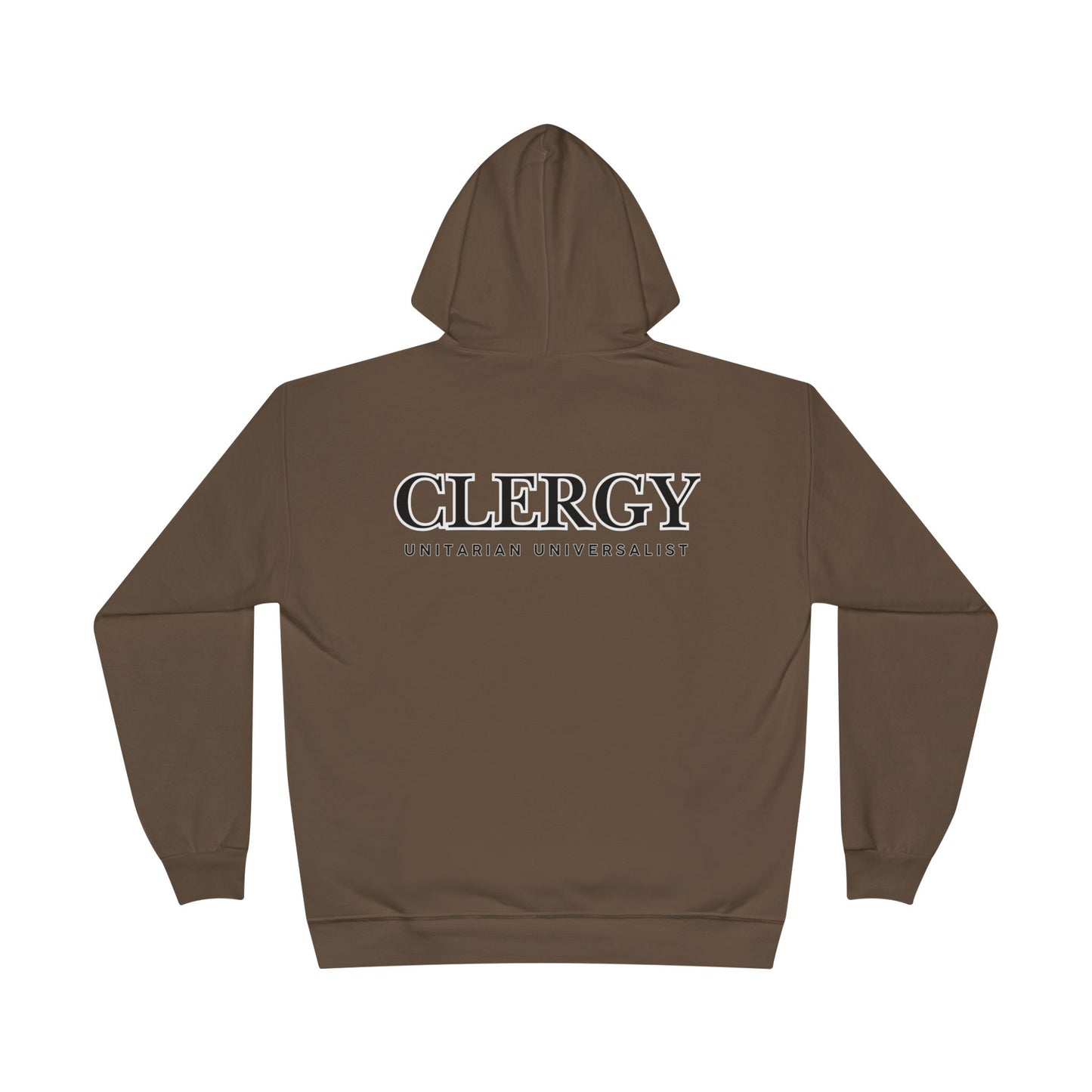 Unitarian Universalist Clergy Hoodie - Front & Back
