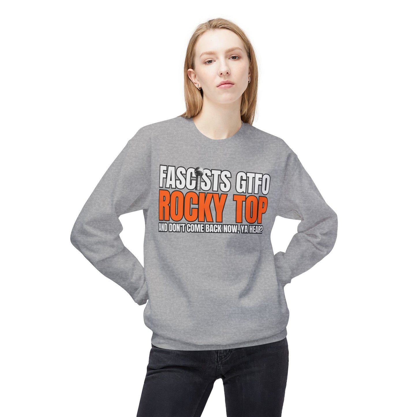 Fascists GTFO Rocky Top Sweatshirt