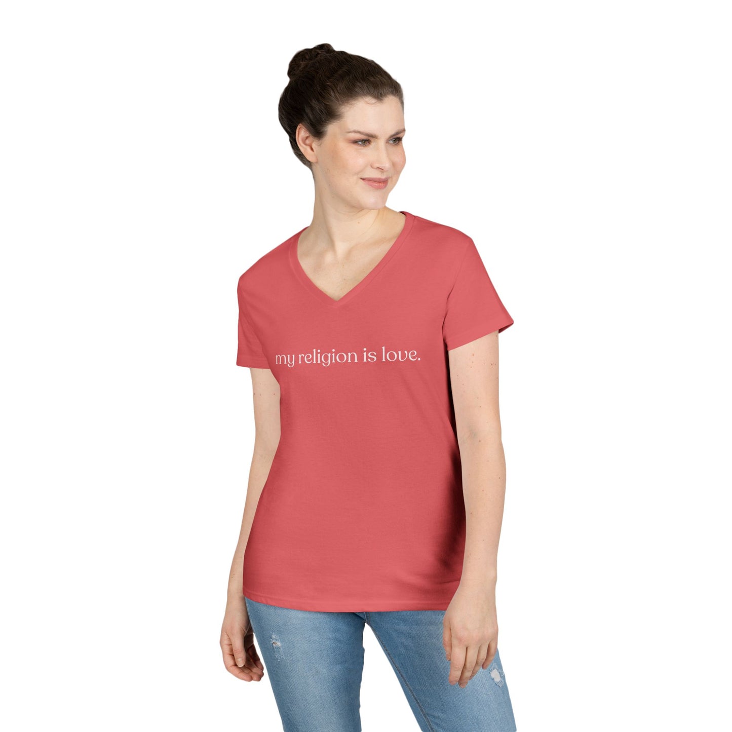 My Religion is Love V-Neck