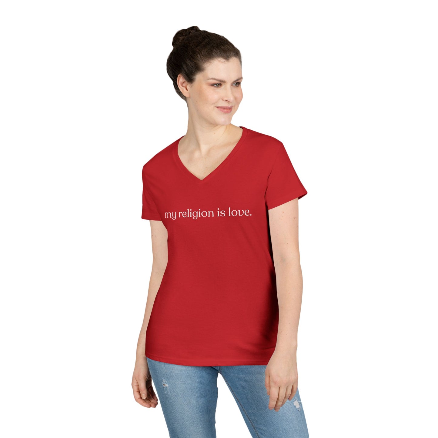 My Religion is Love V-Neck