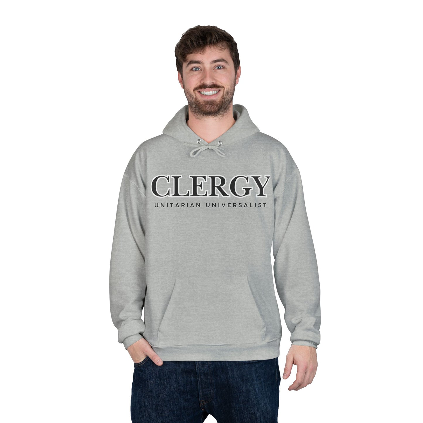 Unitarian Universalist Clergy Hoodie - Front & Back