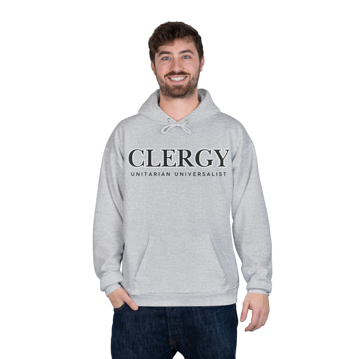 Unitarian Universalist Clergy Hoodie - Front & Back