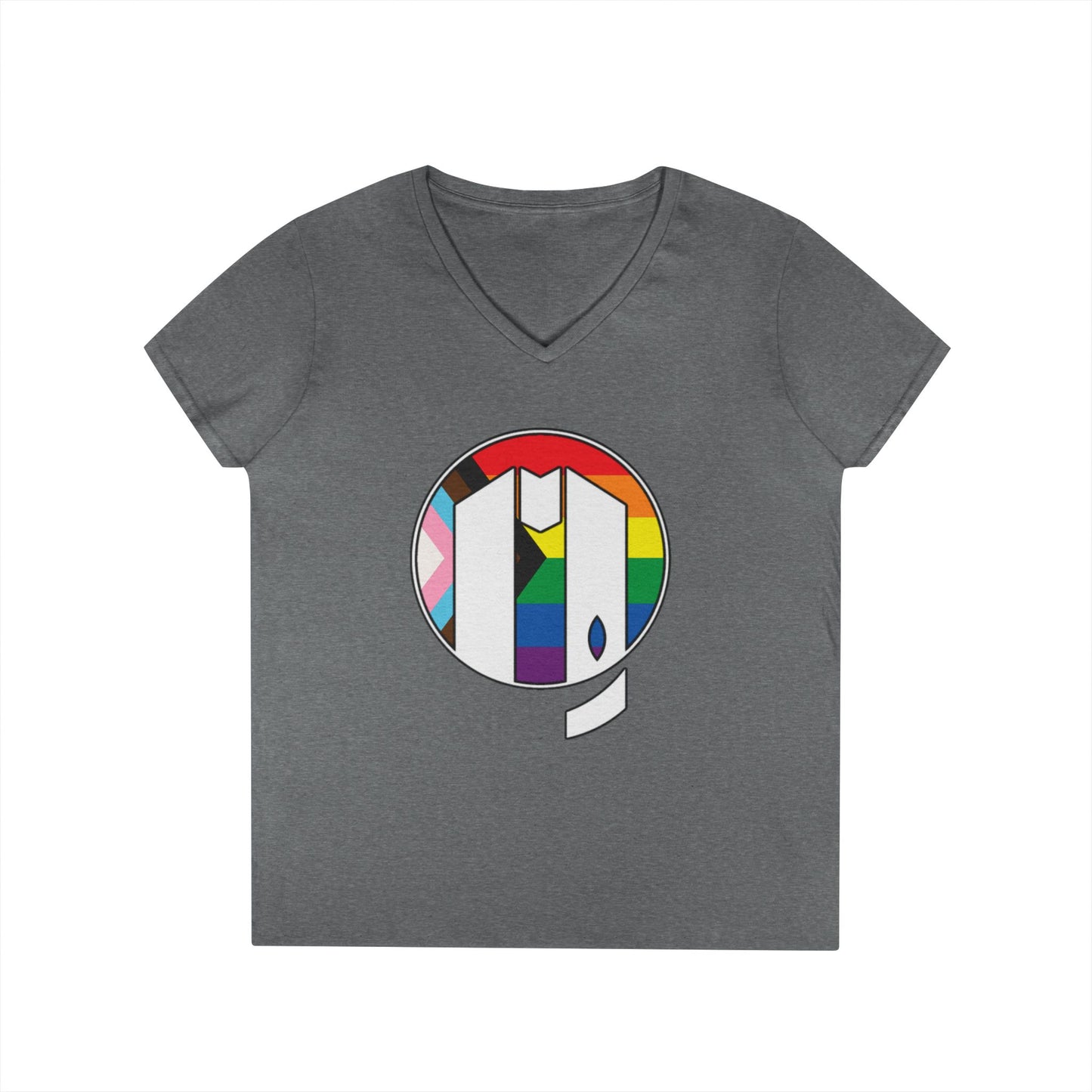 UUMA Rainbow Logo V-Neck