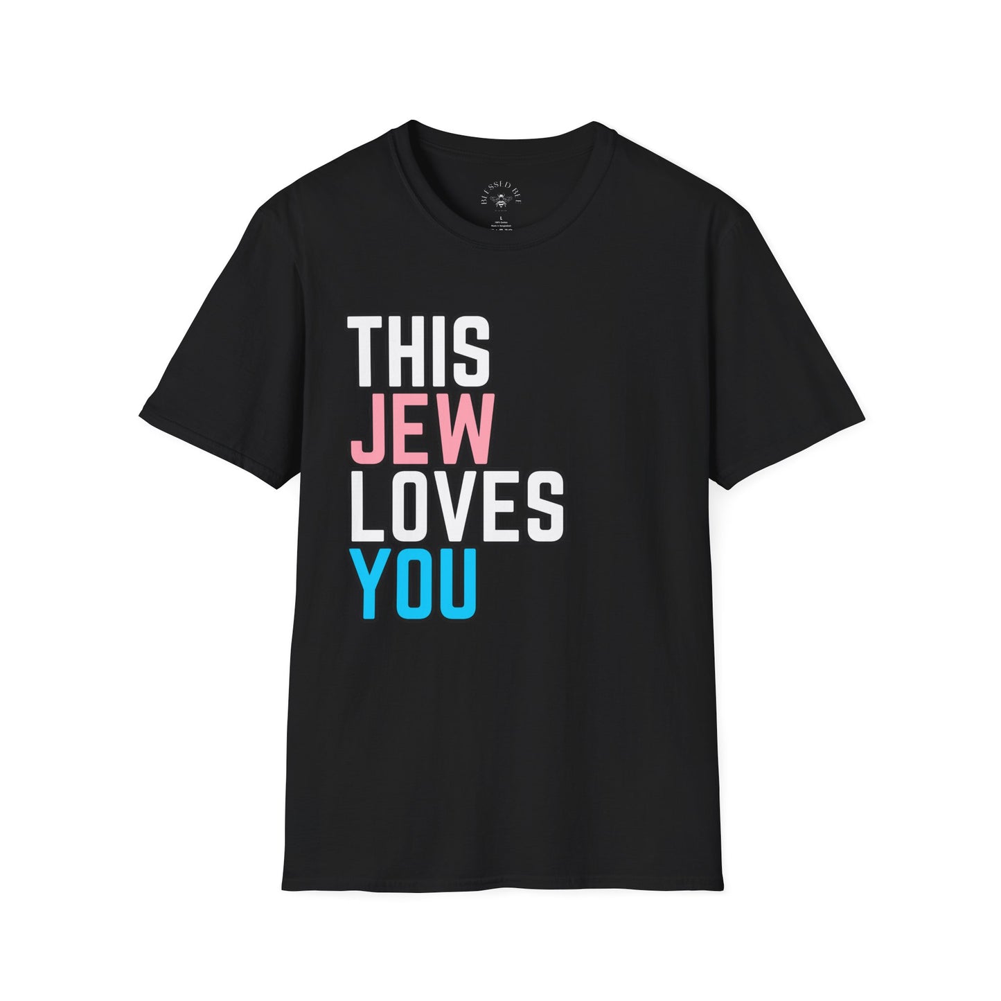 This Jew Loves You Trans Pride Tee