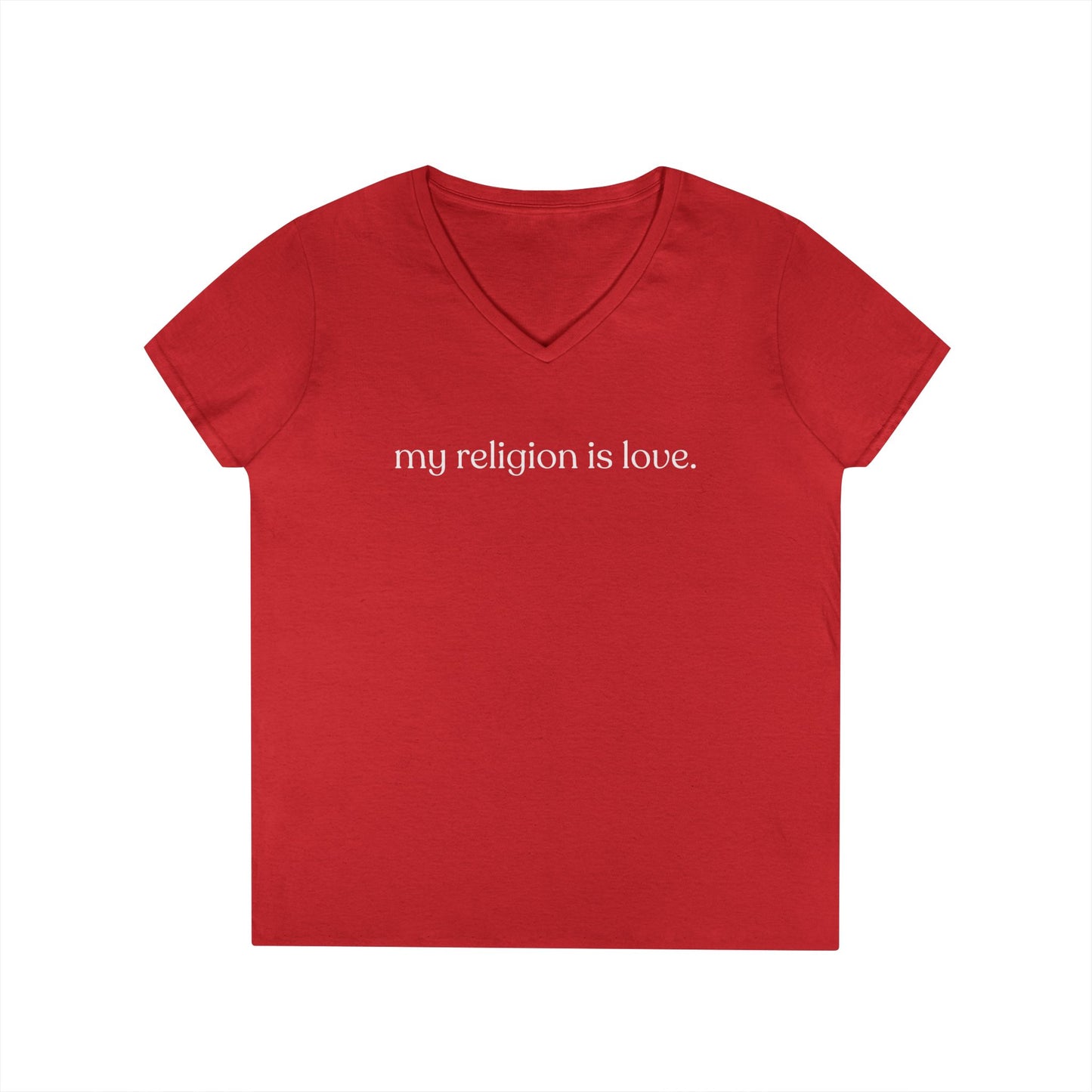 My Religion is Love V-Neck