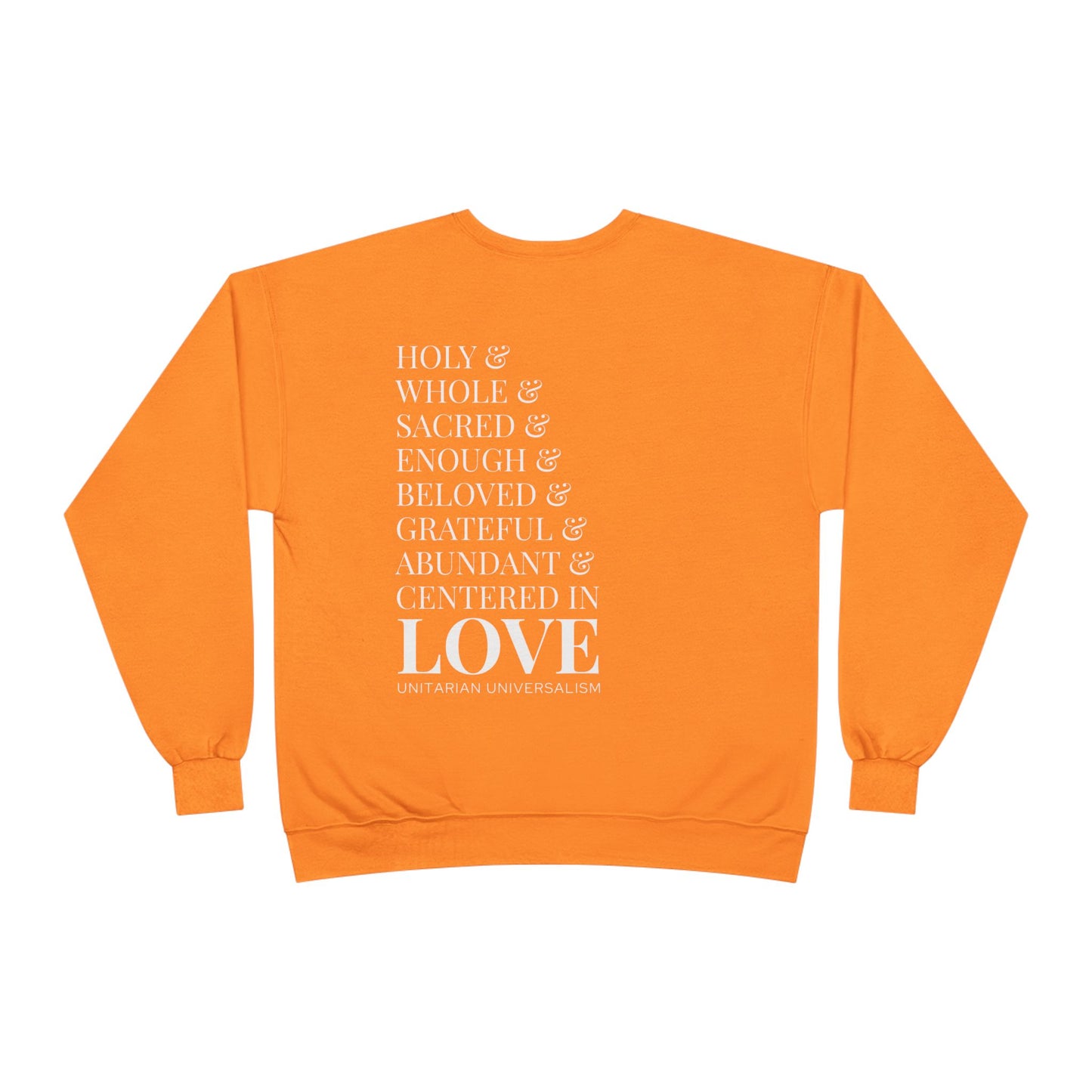 Centered in Love Unisex EcoSmart® Crewneck Sweatshirt