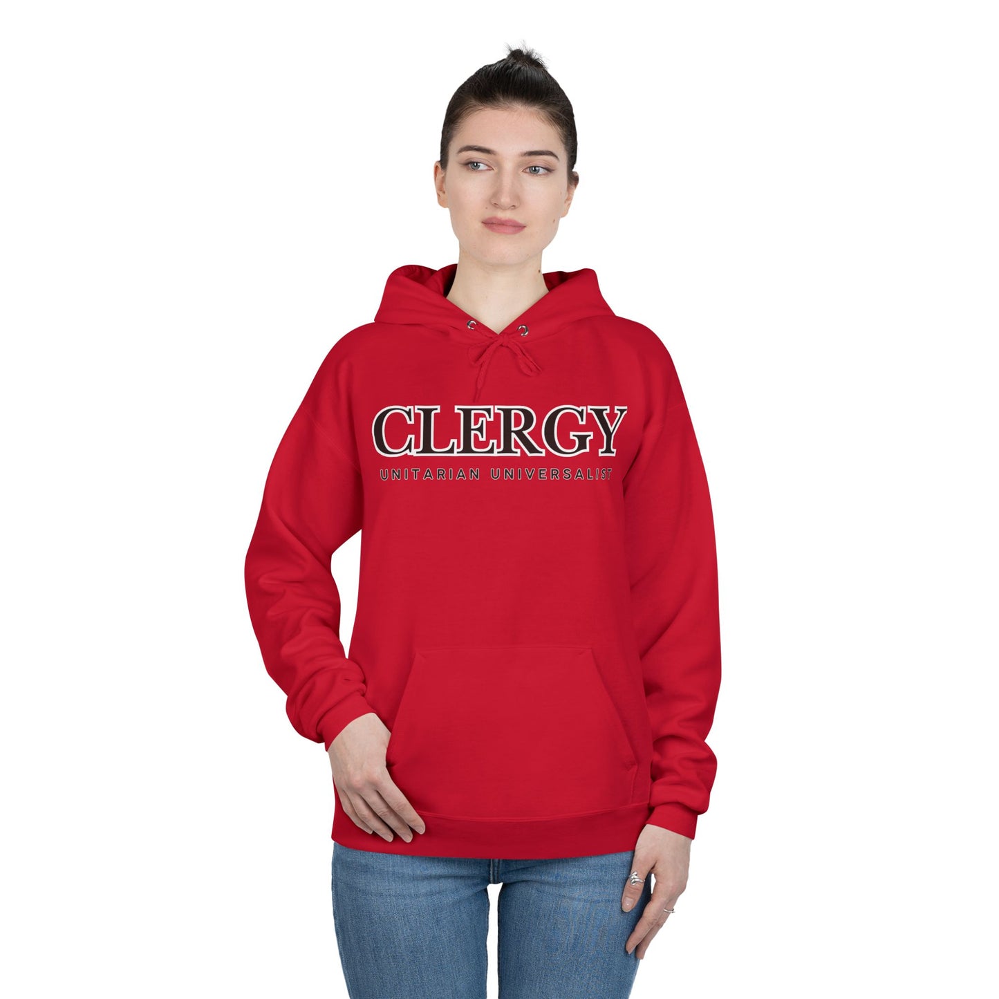 Unitarian Universalist Clergy Hoodie - Front & Back