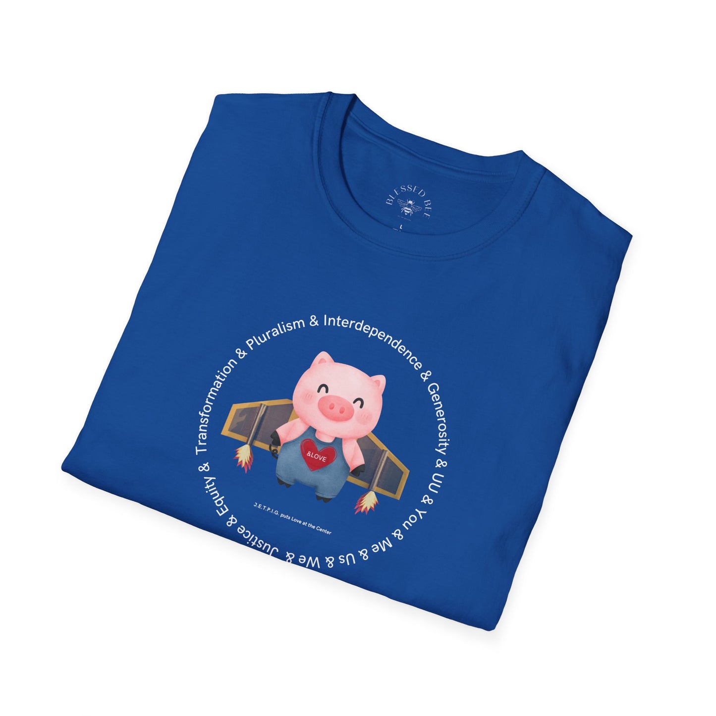 JETPIG & UU Values T-Shirt - Adult (Front Only)