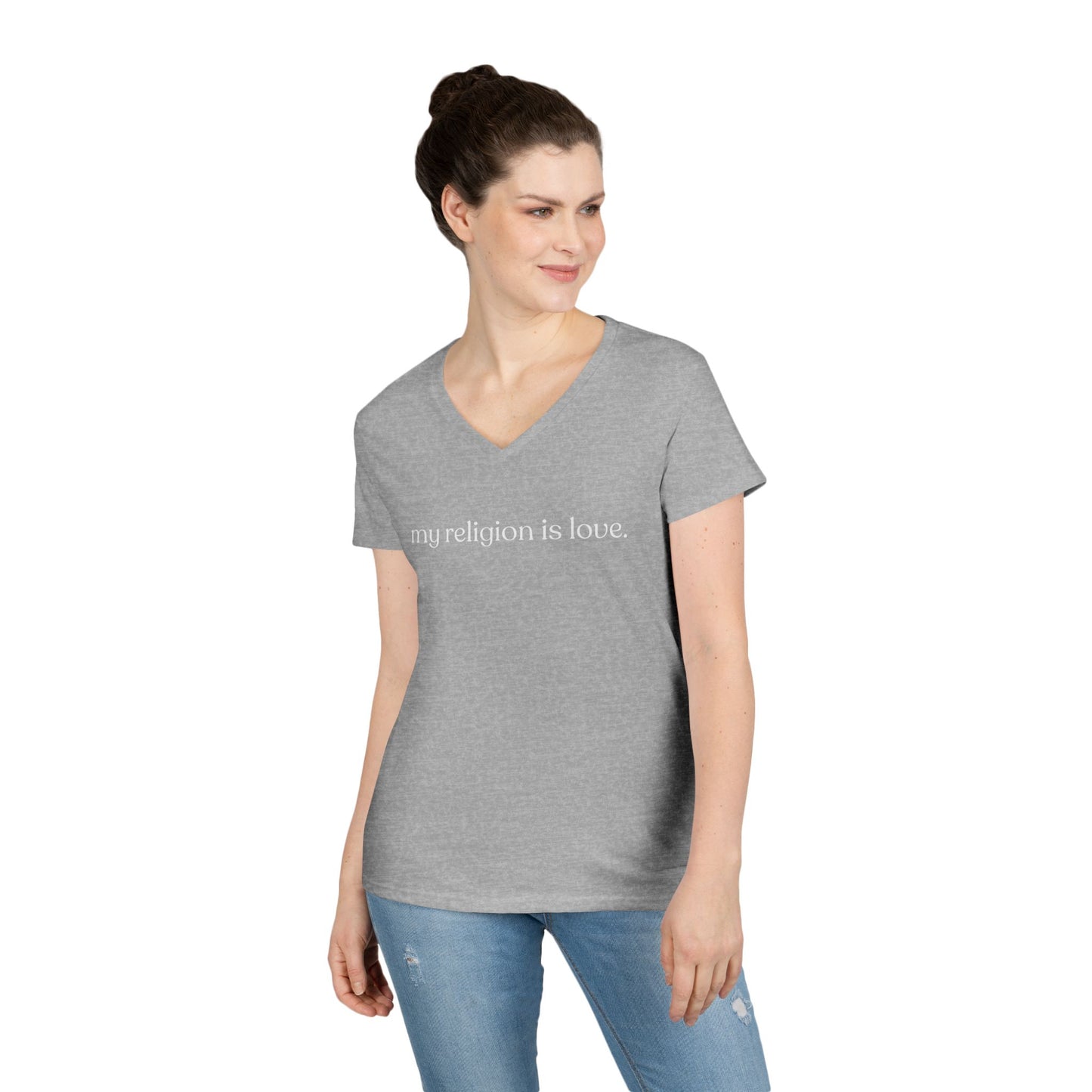 My Religion is Love V-Neck