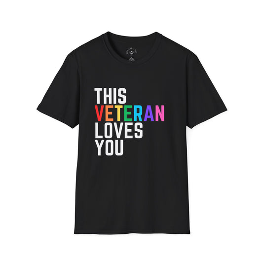 This Veteran Loves You Rainbow Pride Shirt