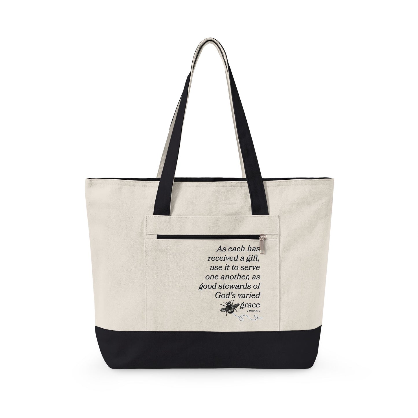 ICBee Knoxville Zippered Canvas Tote