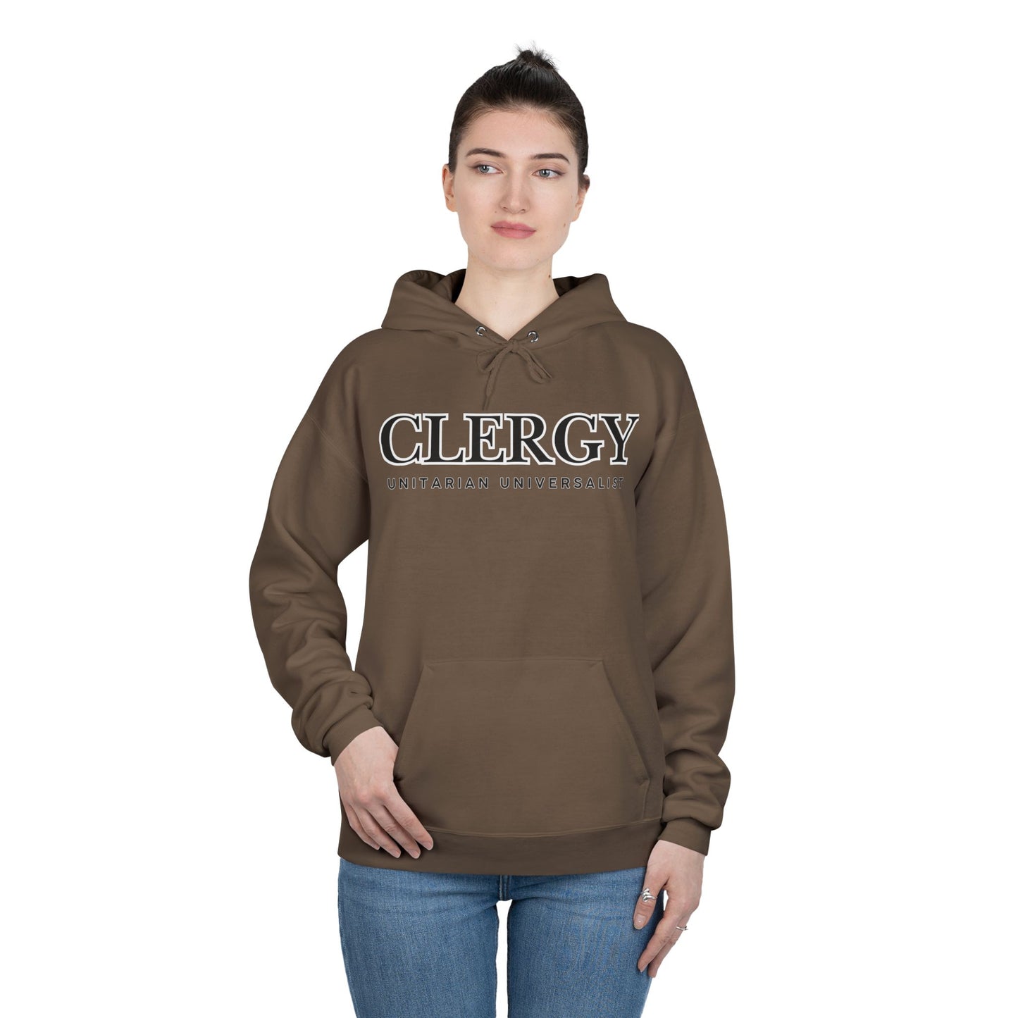 Unitarian Universalist Clergy Hoodie - Front & Back