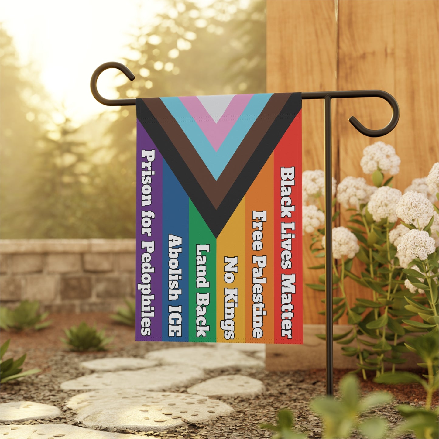 Progress Flag 2026 Garden Banner