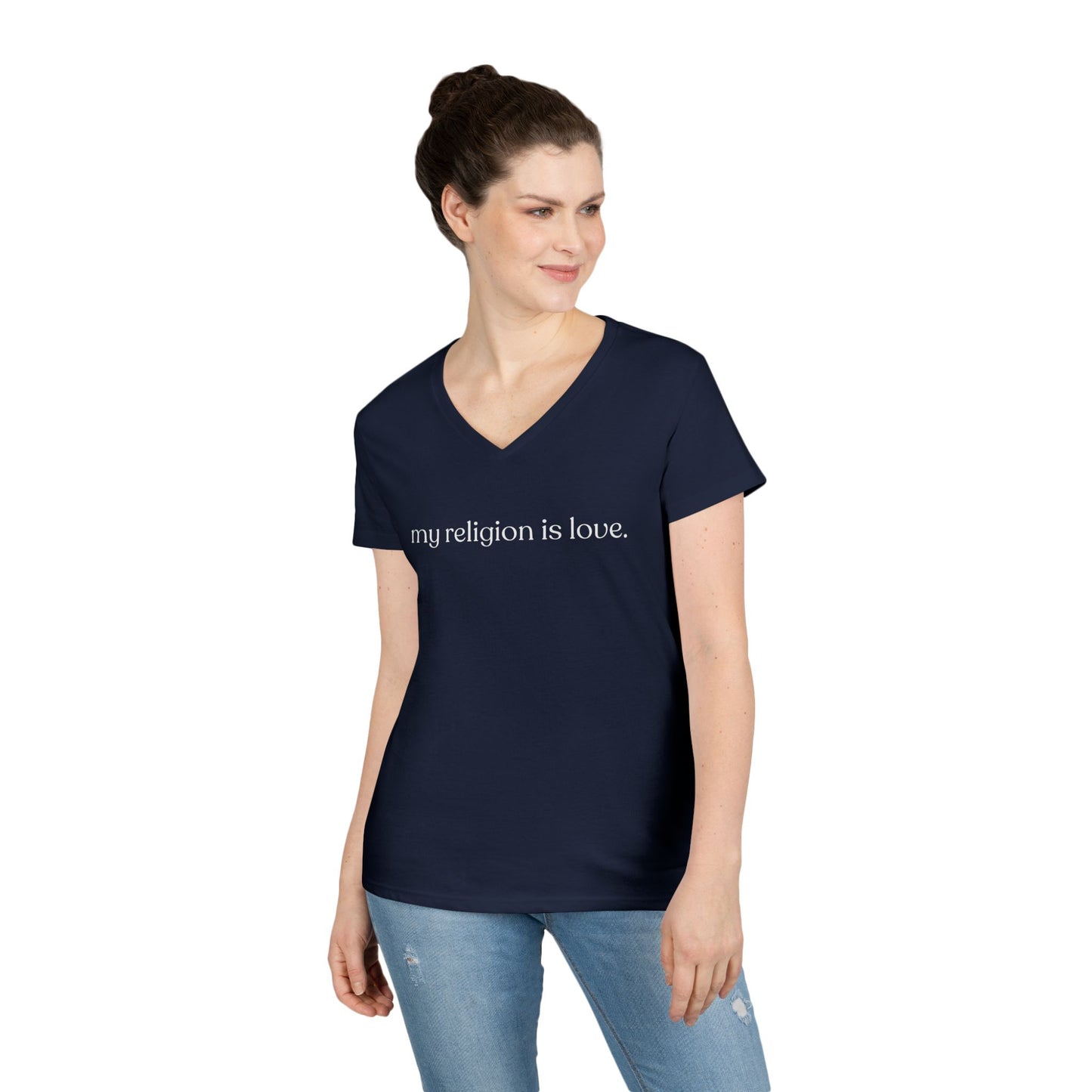 My Religion is Love V-Neck