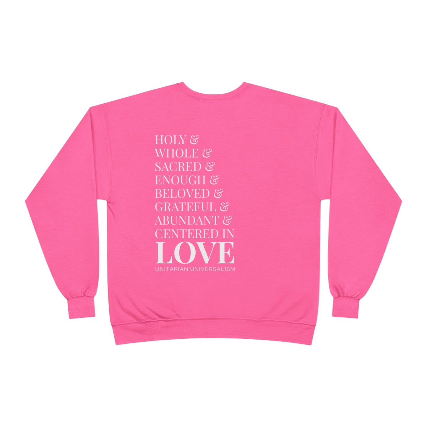 Centered in Love Unisex EcoSmart® Crewneck Sweatshirt
