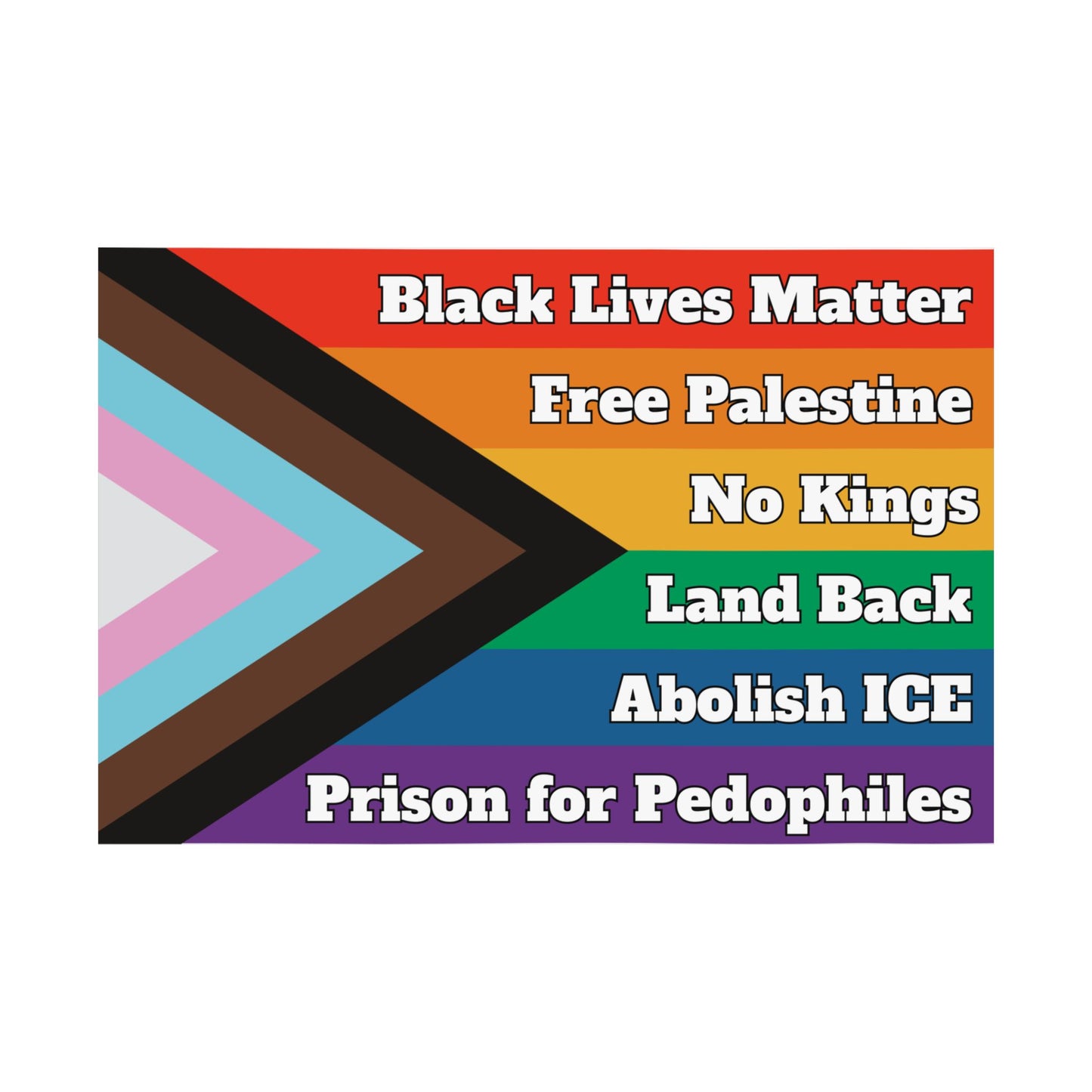 Skaren's Revenge Progress Flag Poster Print