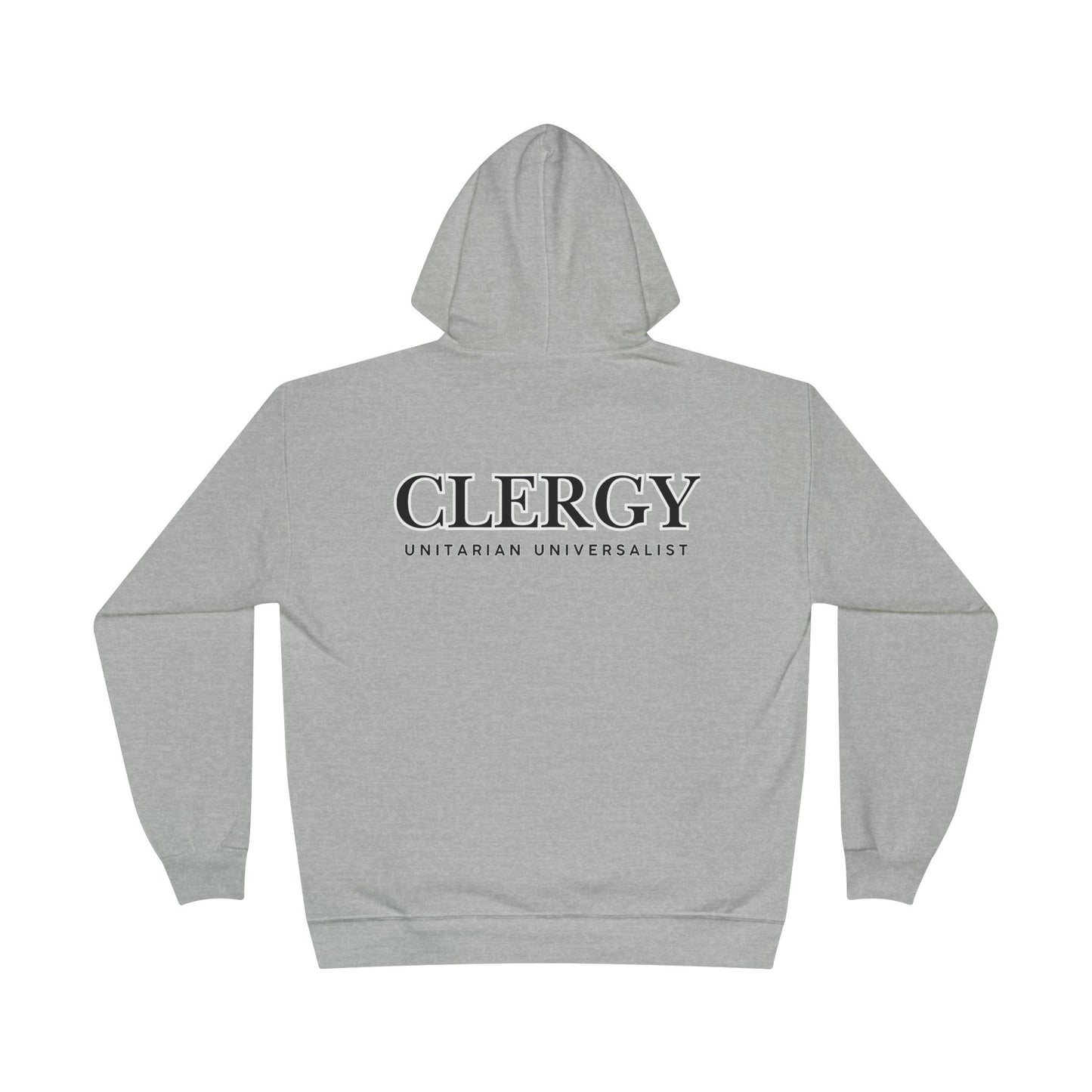 Unitarian Universalist Clergy Hoodie - Front & Back