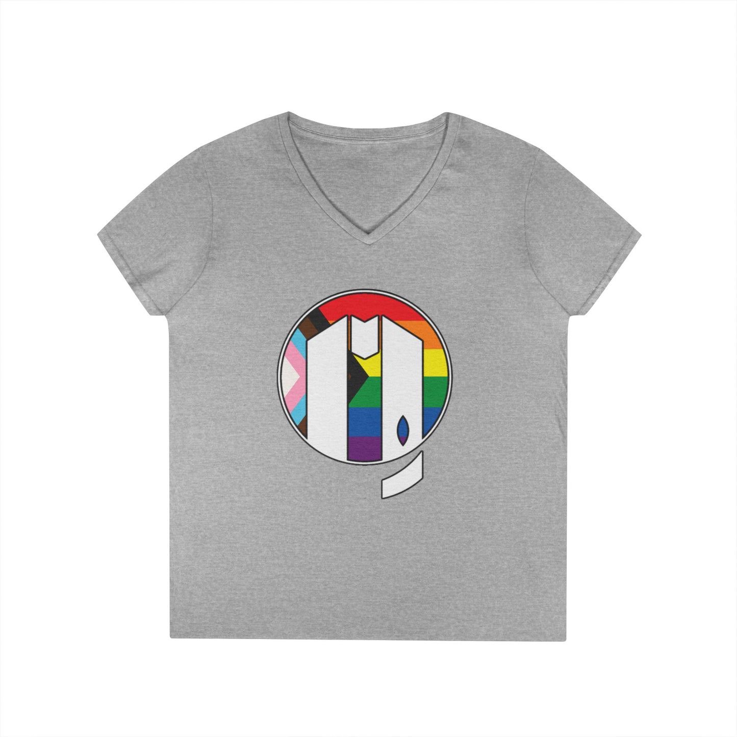 UUMA Rainbow Logo V-Neck