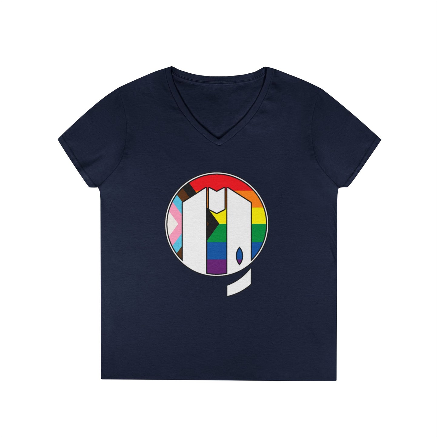 UUMA Rainbow Logo V-Neck