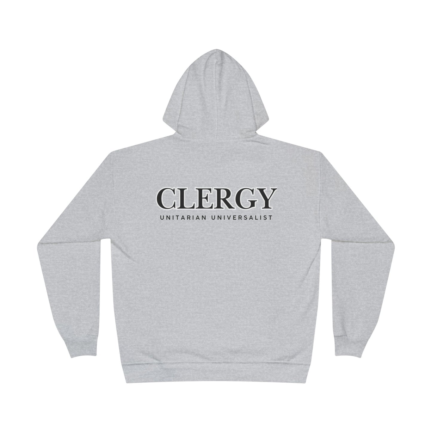 Unitarian Universalist Clergy Hoodie - Front & Back