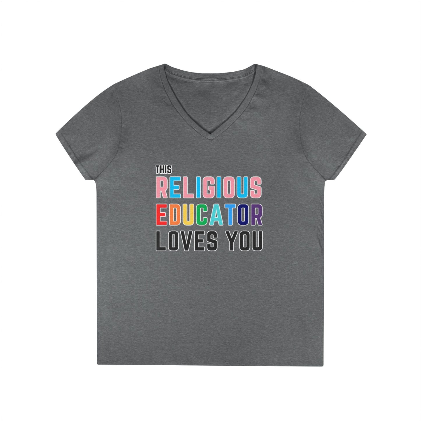 This Religious Educator Loves You V-Neck