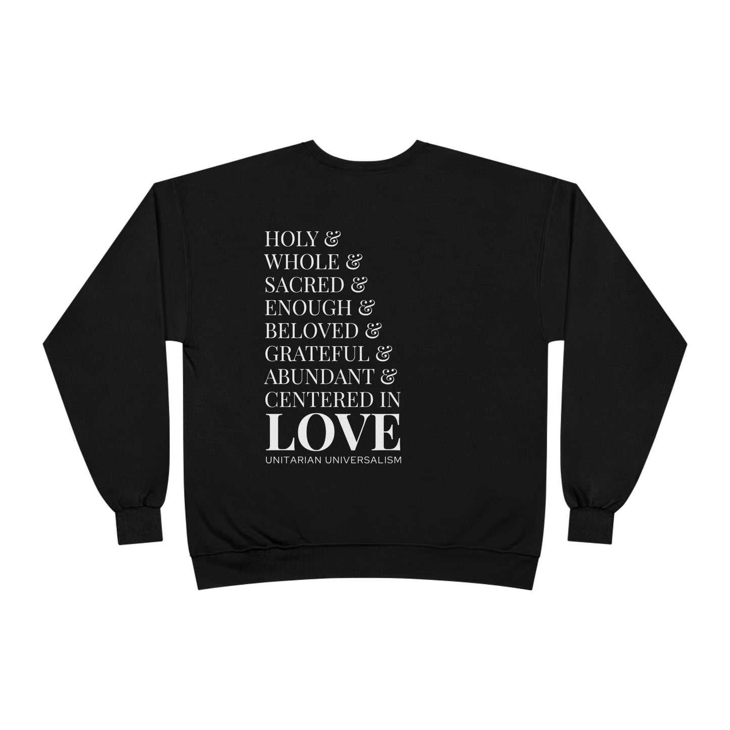 Centered in Love Unisex EcoSmart® Crewneck Sweatshirt
