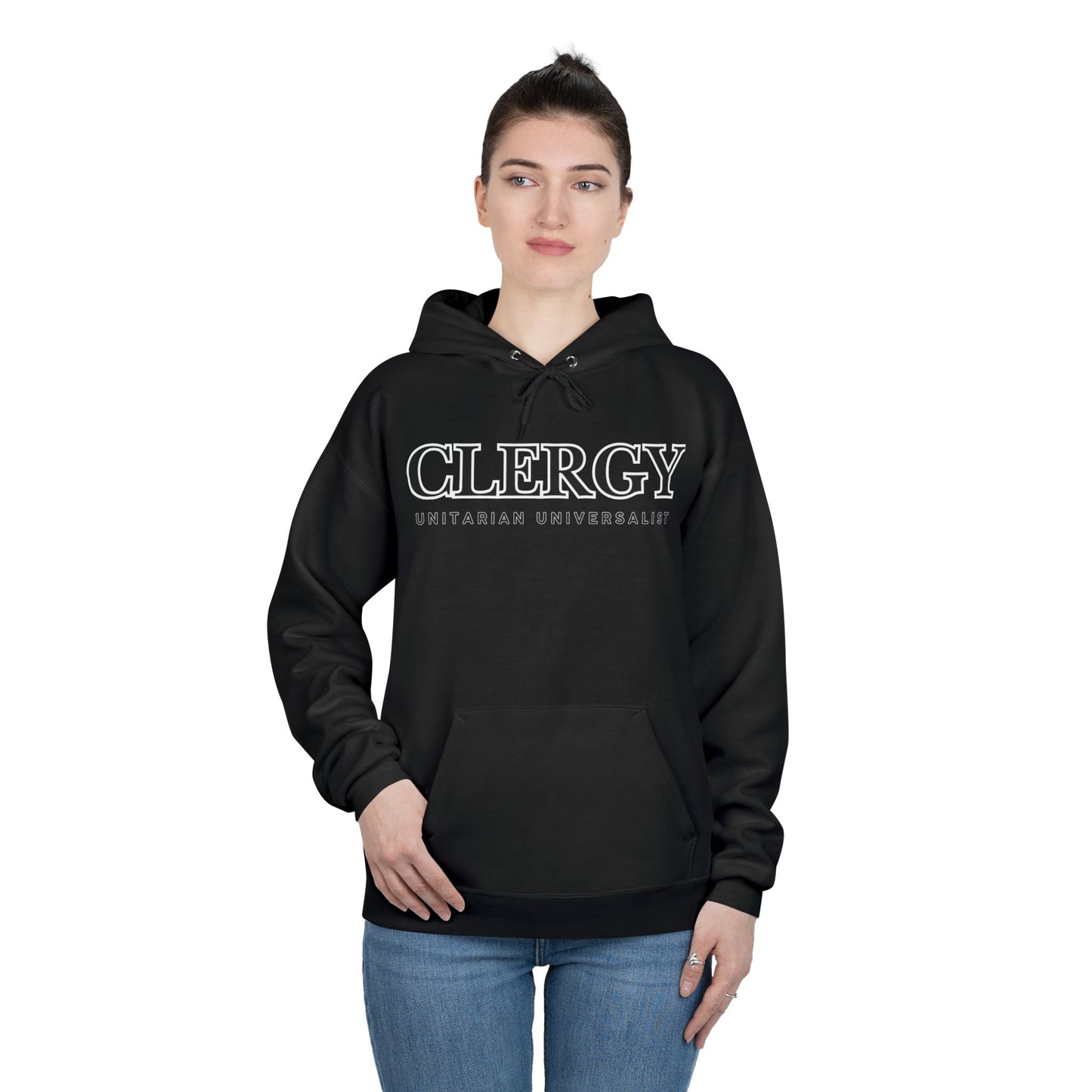 Unitarian Universalist Clergy Hoodie - Front & Back