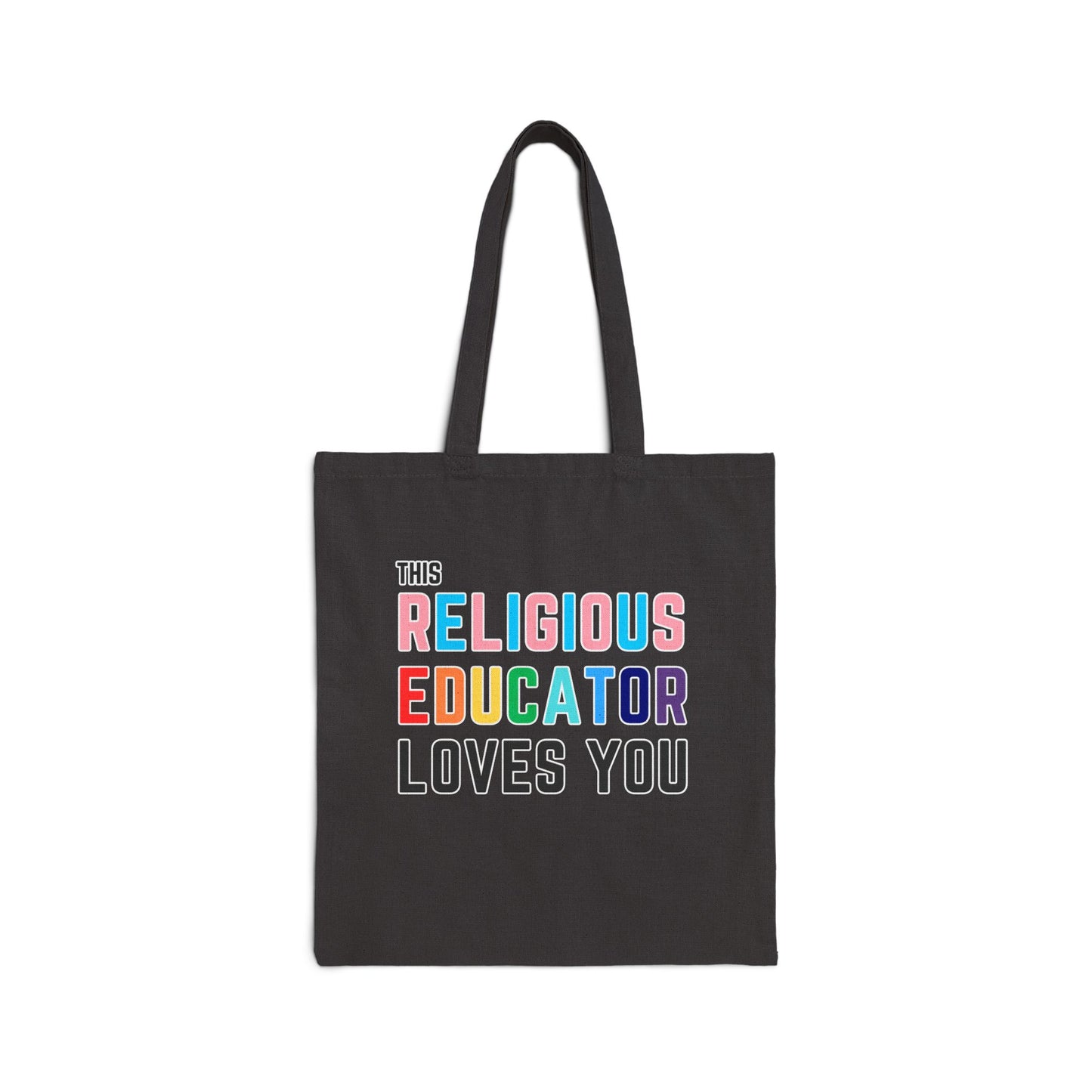 This Religious Educator Loves You Cotton Canvas Tote