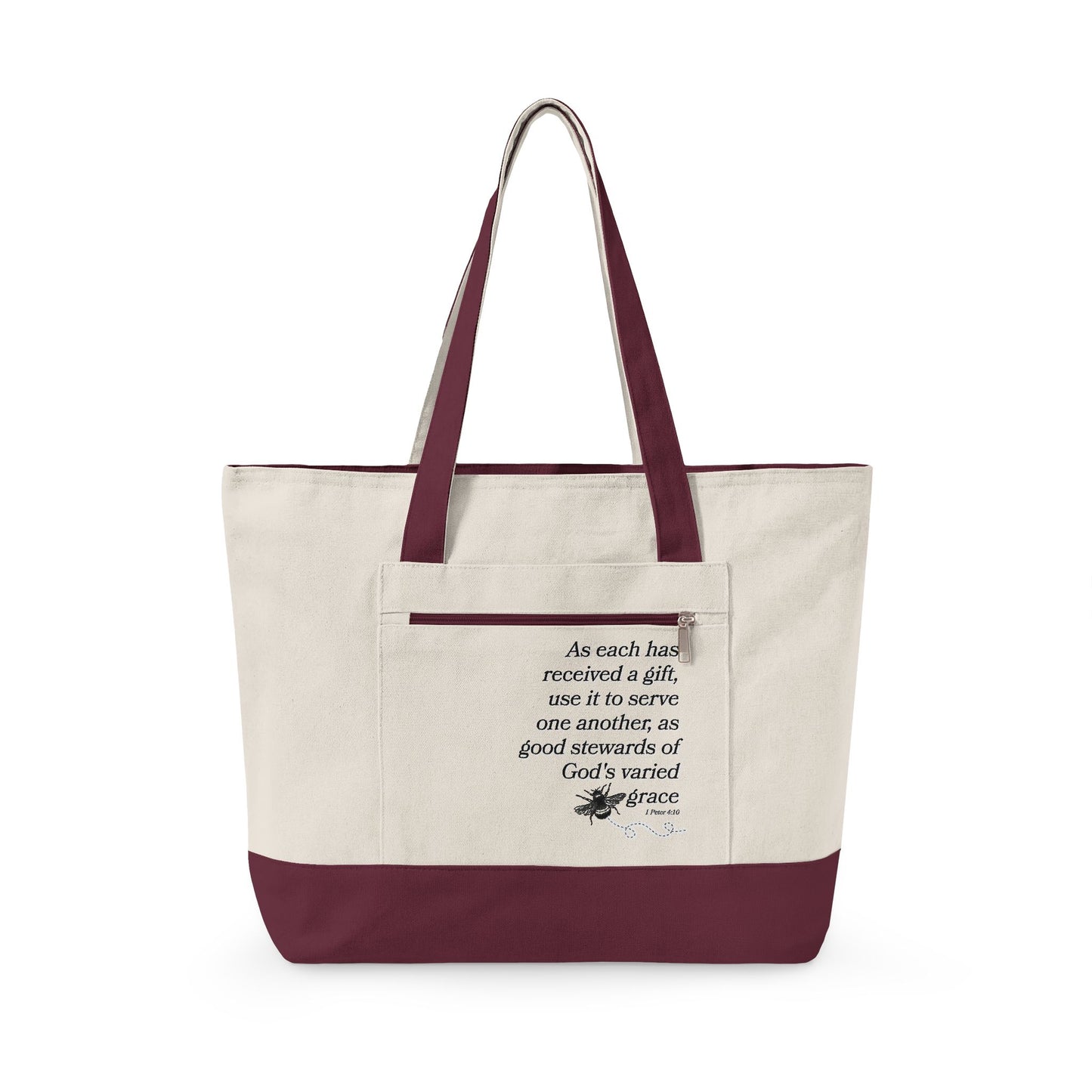 ICBee Knoxville Zippered Canvas Tote