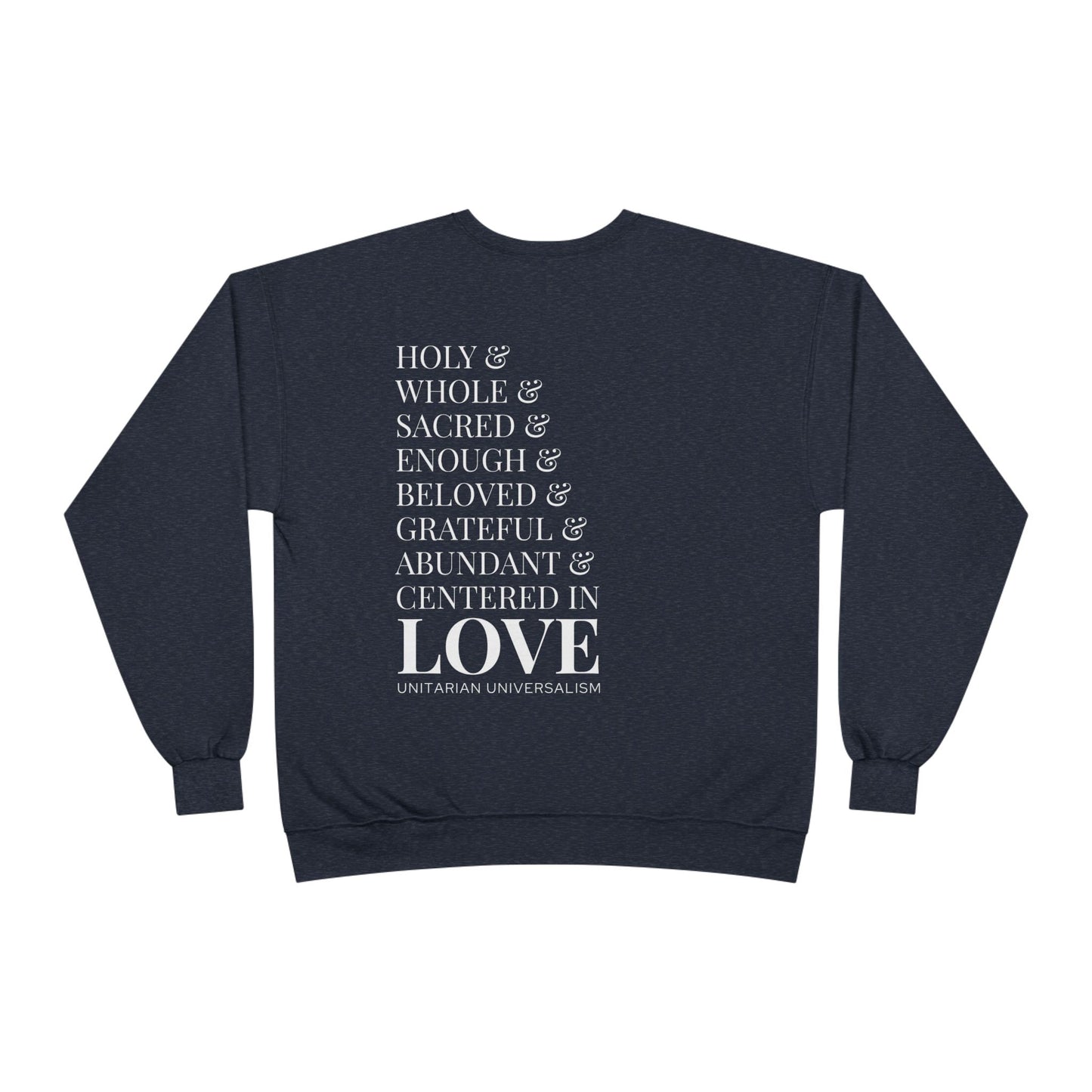 Centered in Love Unisex EcoSmart® Crewneck Sweatshirt